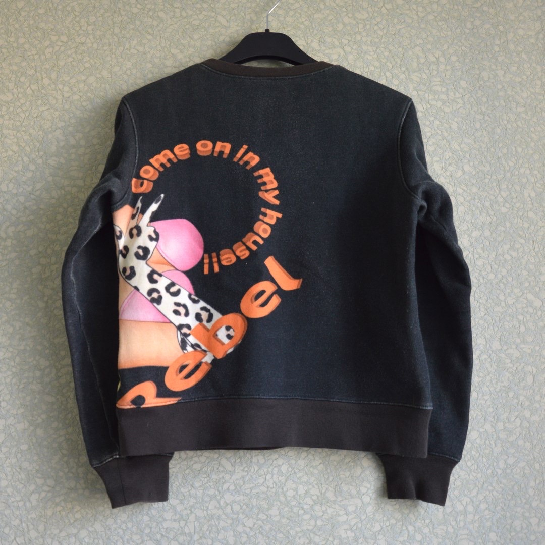 Y-3 AW04 Exclusive Saeko Tsuemura Pin-up Sweatshirt, миниатюра 2