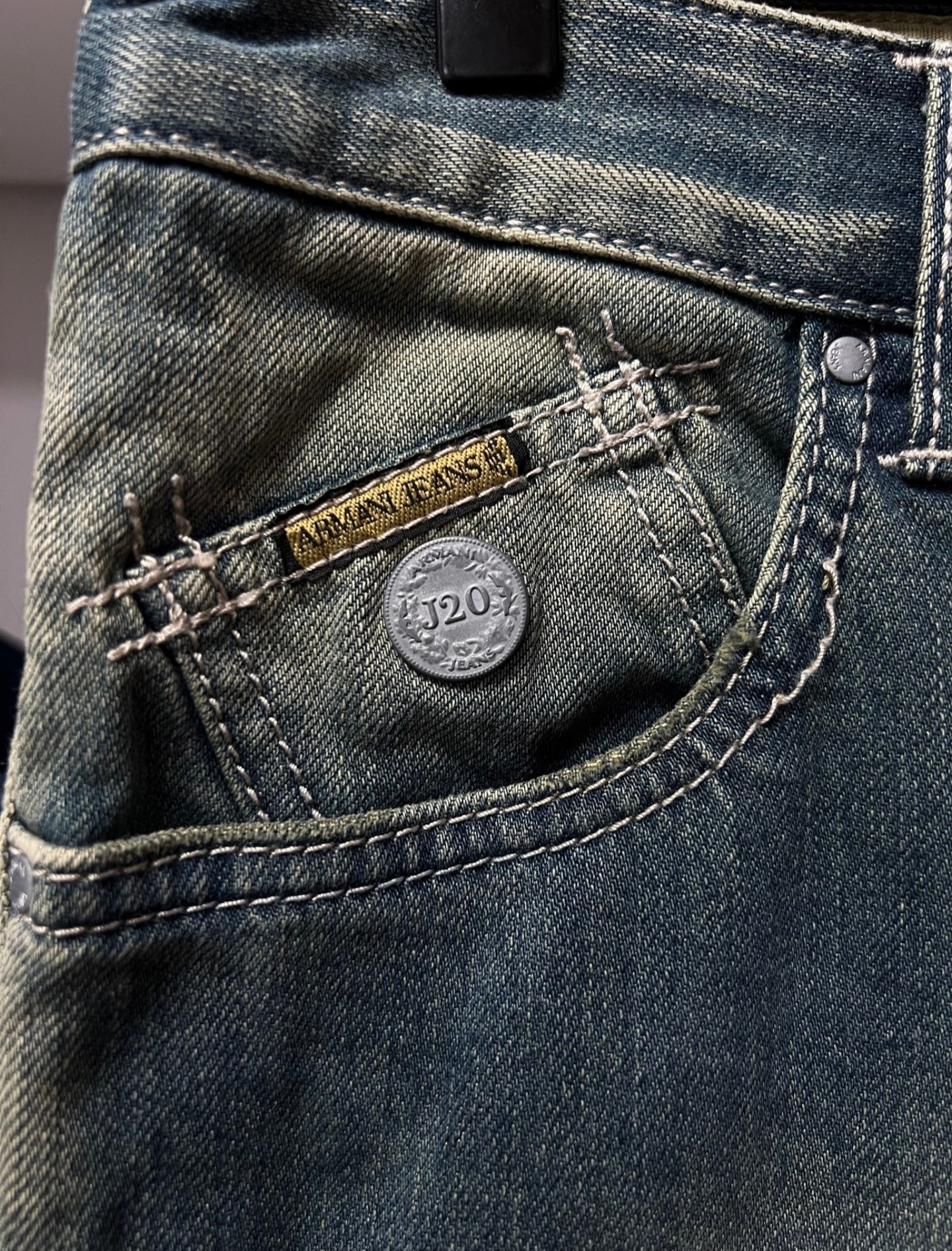 Giorgio Armani Dirty Wash Jeans, миниатюра 7