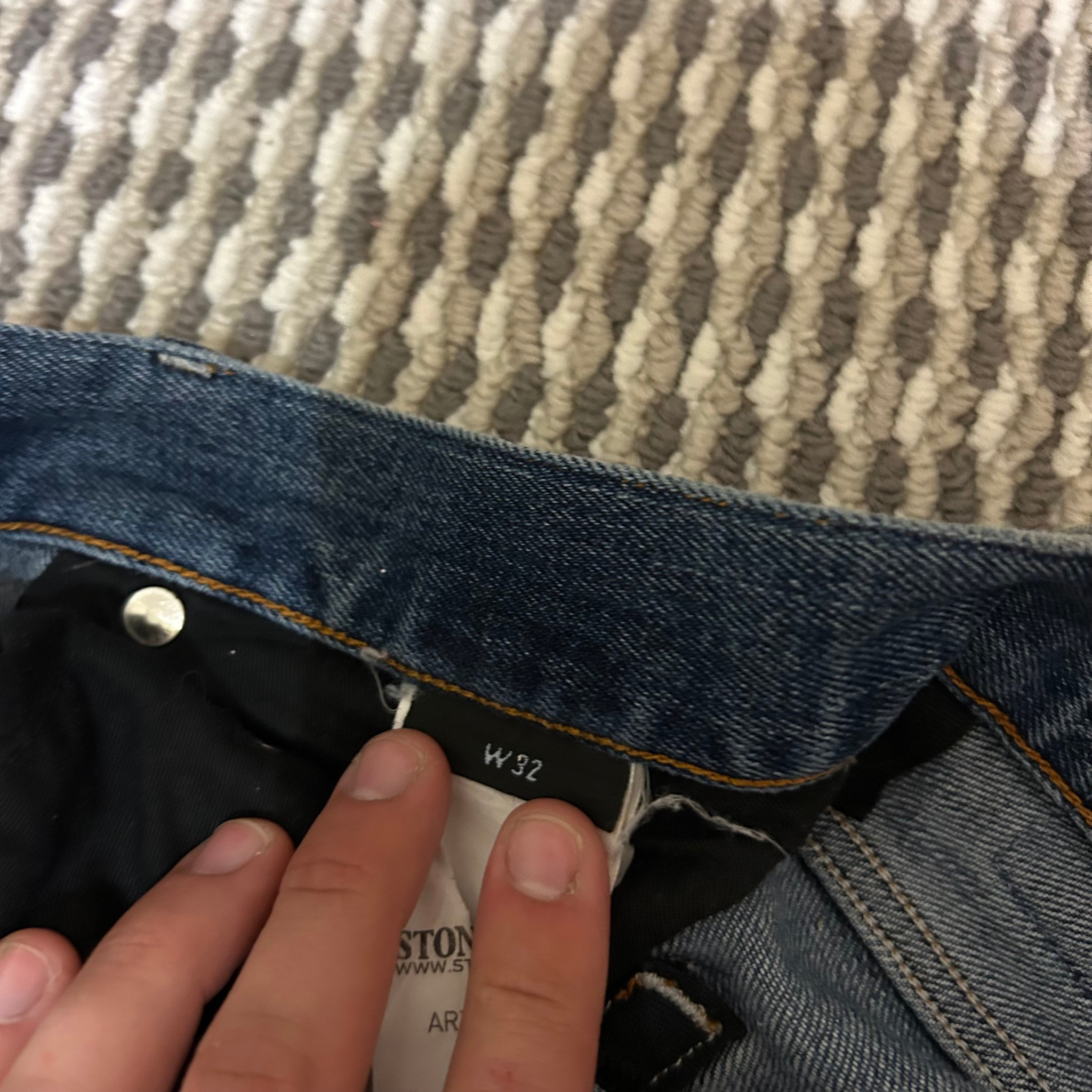 Stone Island Rare Vintage Distressed Jeans, миниатюра 8