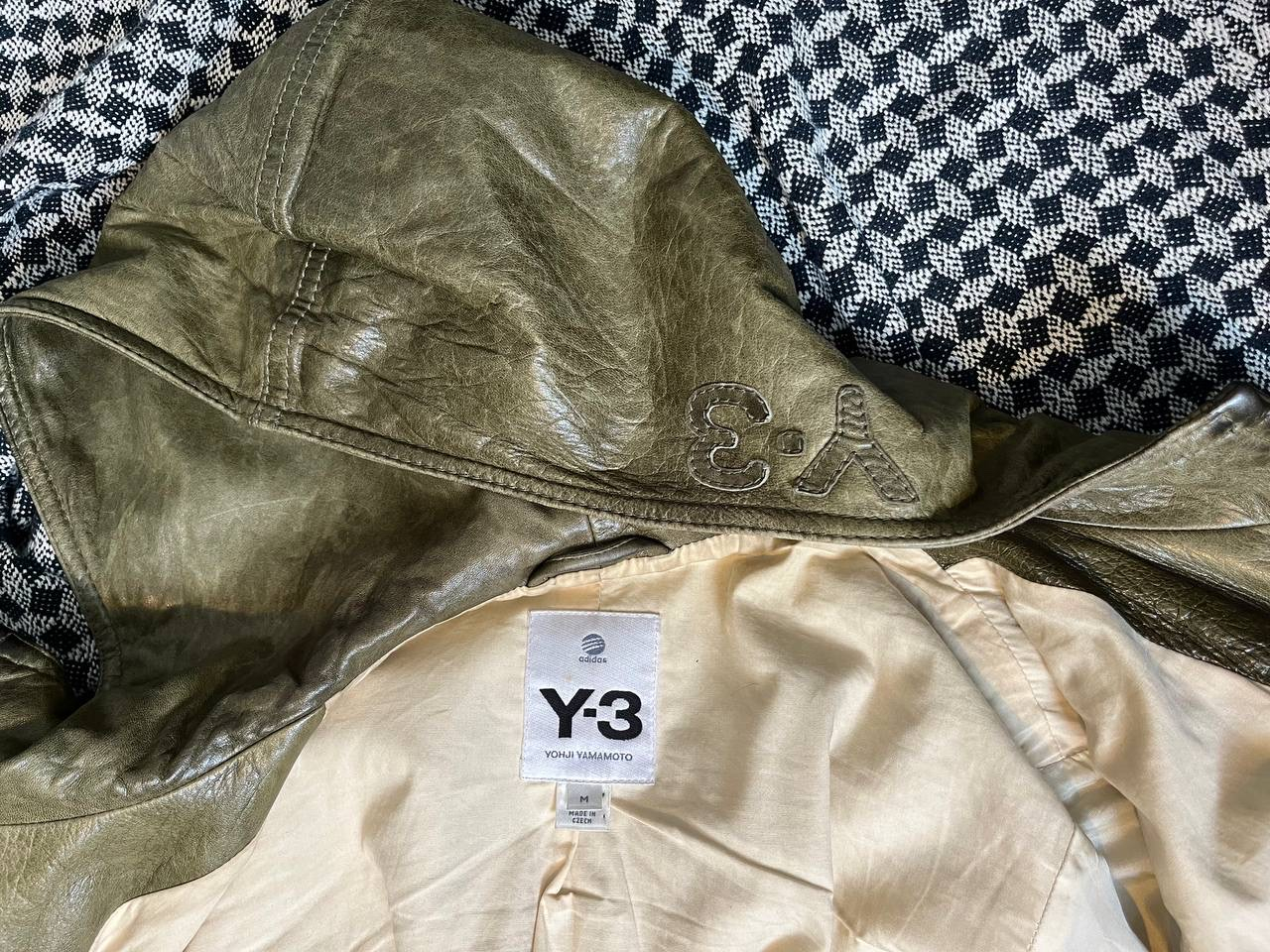 Y-3 Кожаная куртка, миниатюра 6