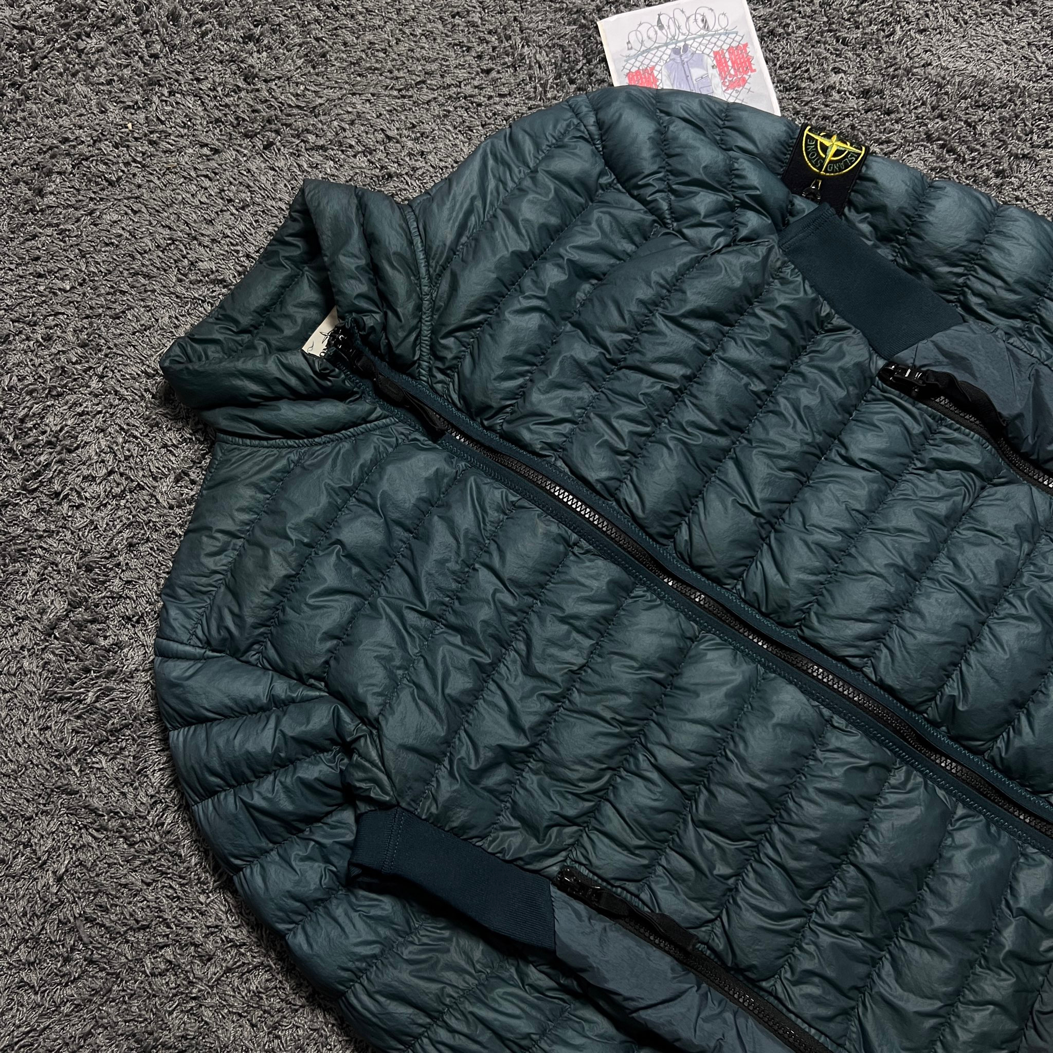 Stone Island Garment Dyed Micro Yarn Down Jacket, миниатюра 4
