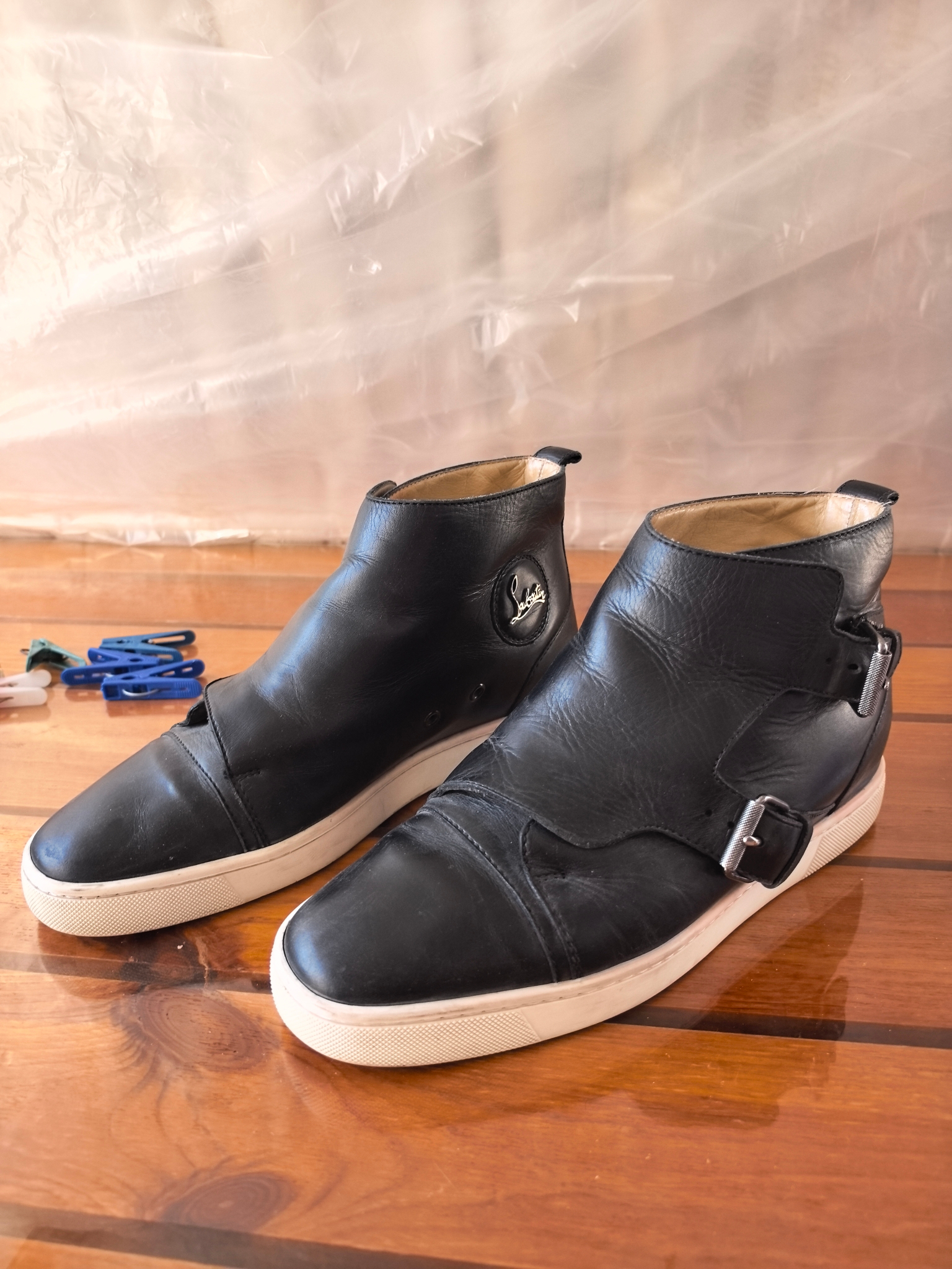 Christian Louboutin Hightop Belts Sneakers, миниатюра 7