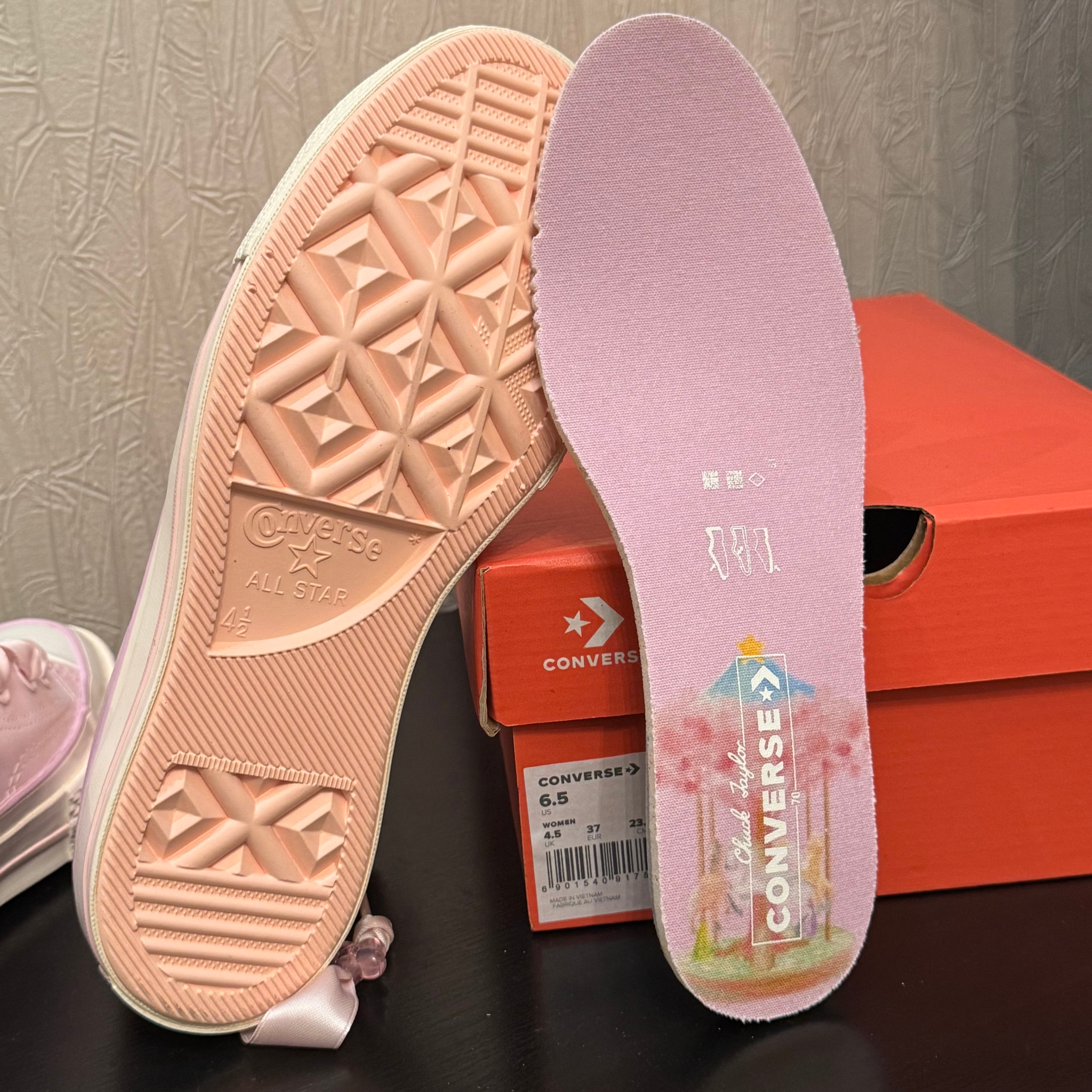 Converse Chuck 70 cherry blossom stardust, миниатюра 6