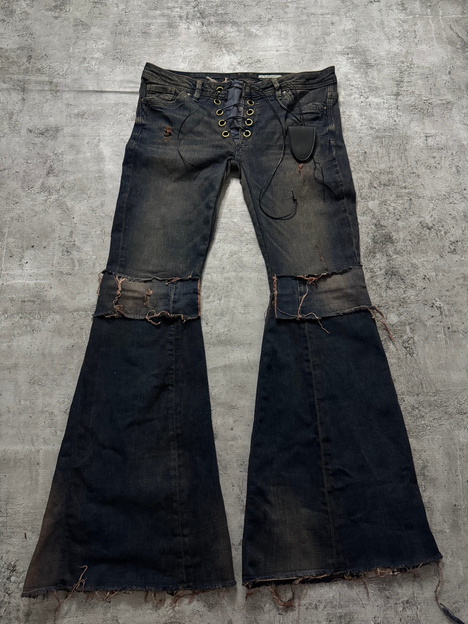 flared jeans custom Джинсы, миниатюра 1