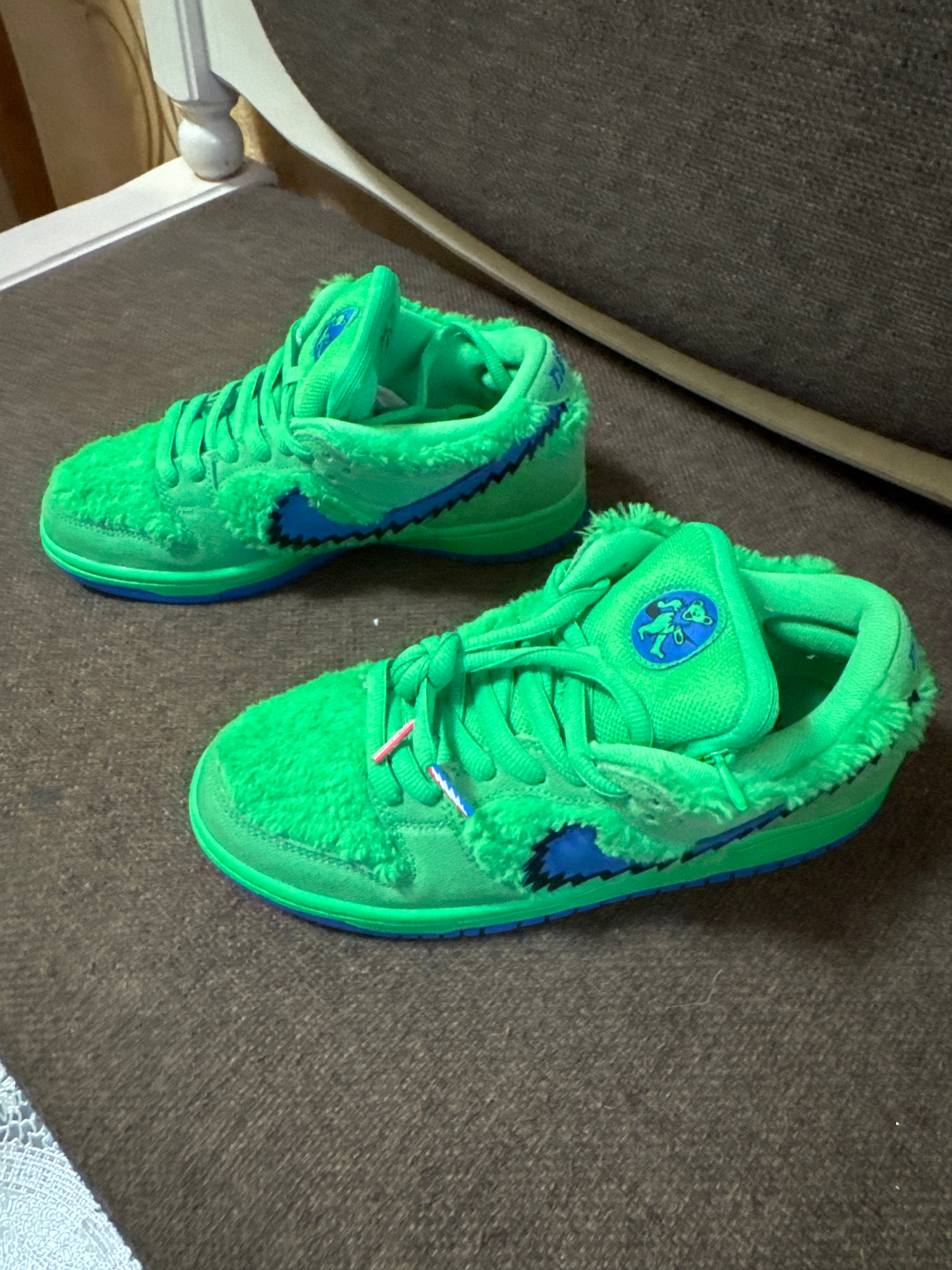 Nike x Grateful Dead SB Dunk Low Beras Green, миниатюра 7