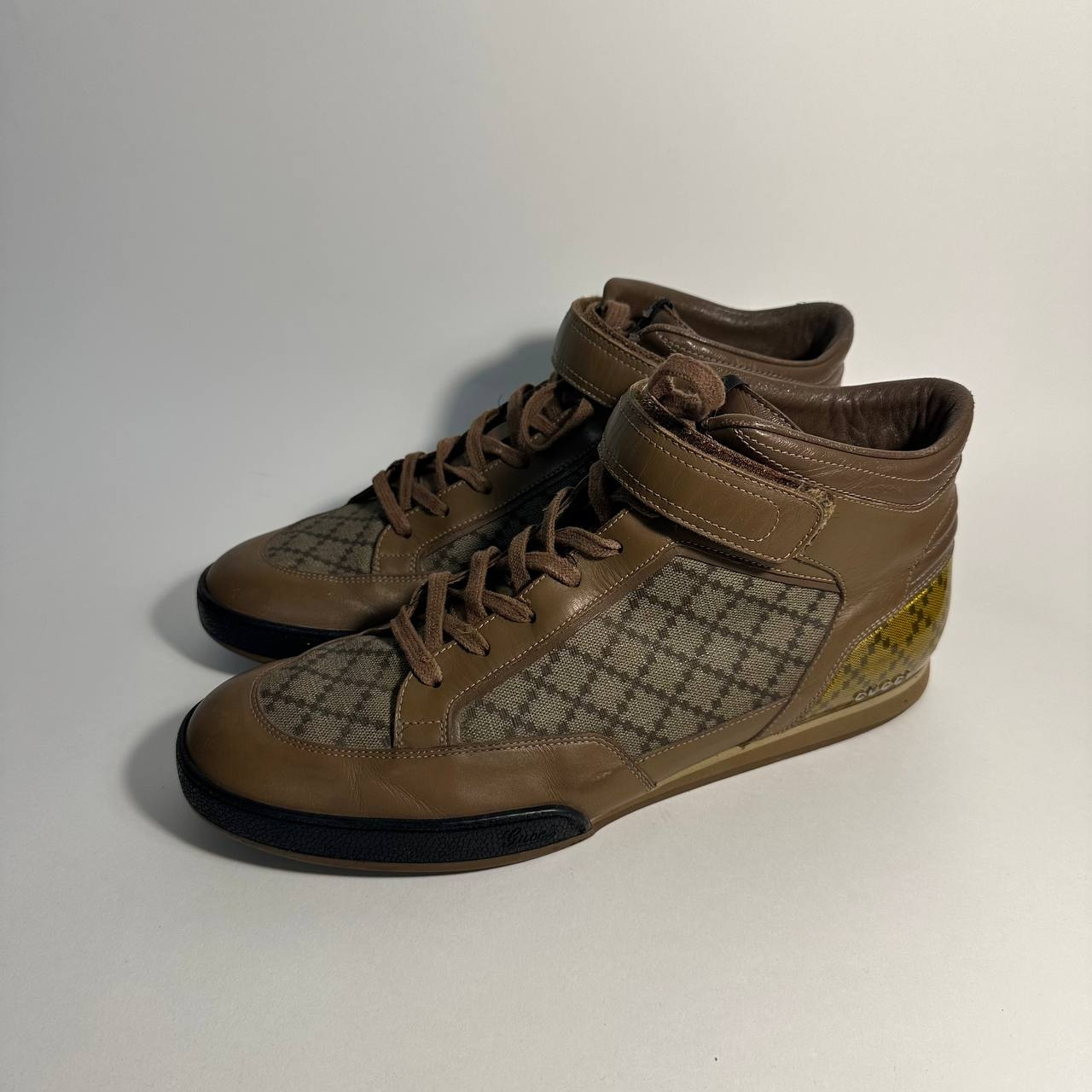 Gucci Diamante Canvas High-Top Sneakers, миниатюра 4