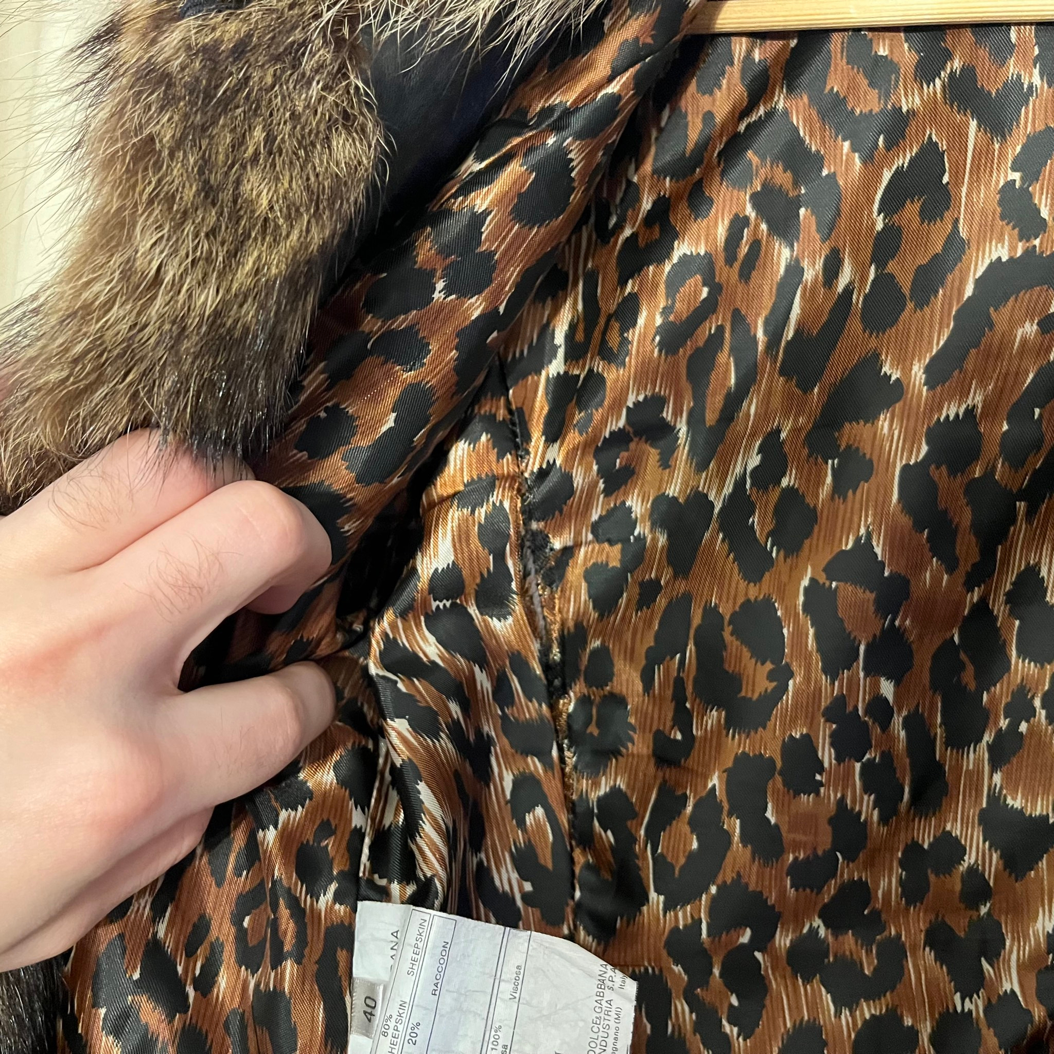 Dolce & Gabbana Fur/leather jacket, миниатюра 10