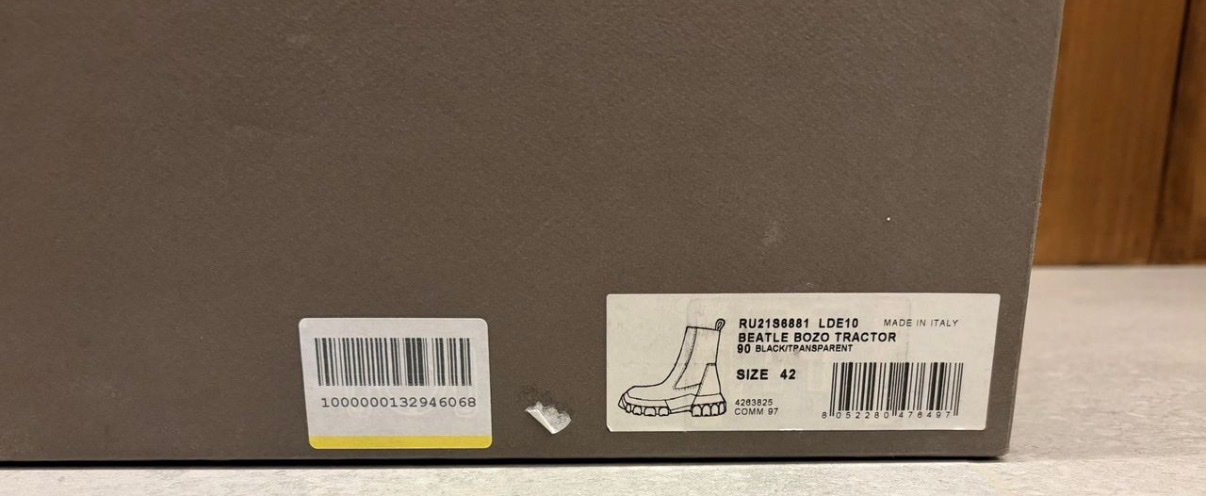 Rick Owens Chelsea Bozo boots, миниатюра 8