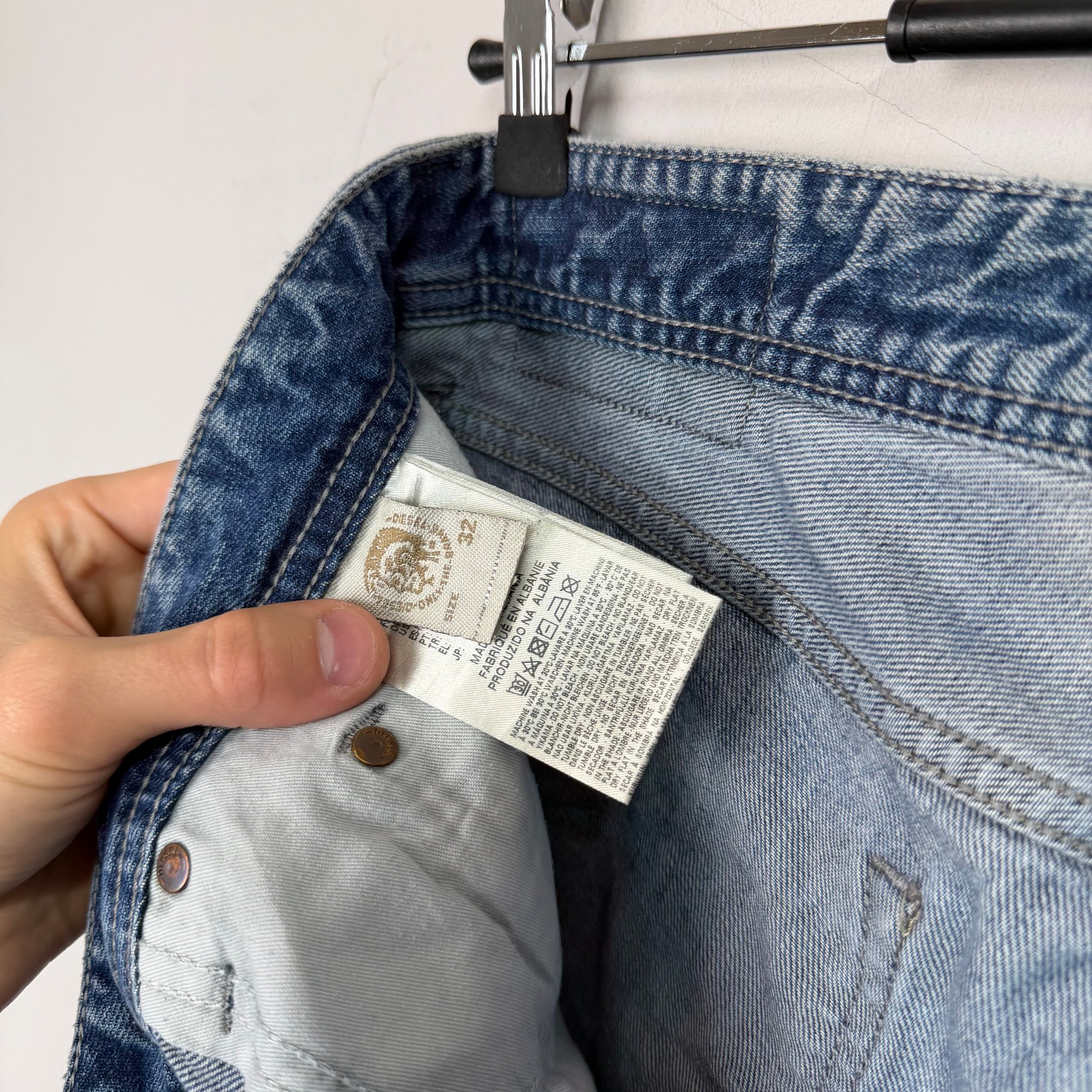 Diesel Vintage Larkee Distressed Jeans Straight, миниатюра 10