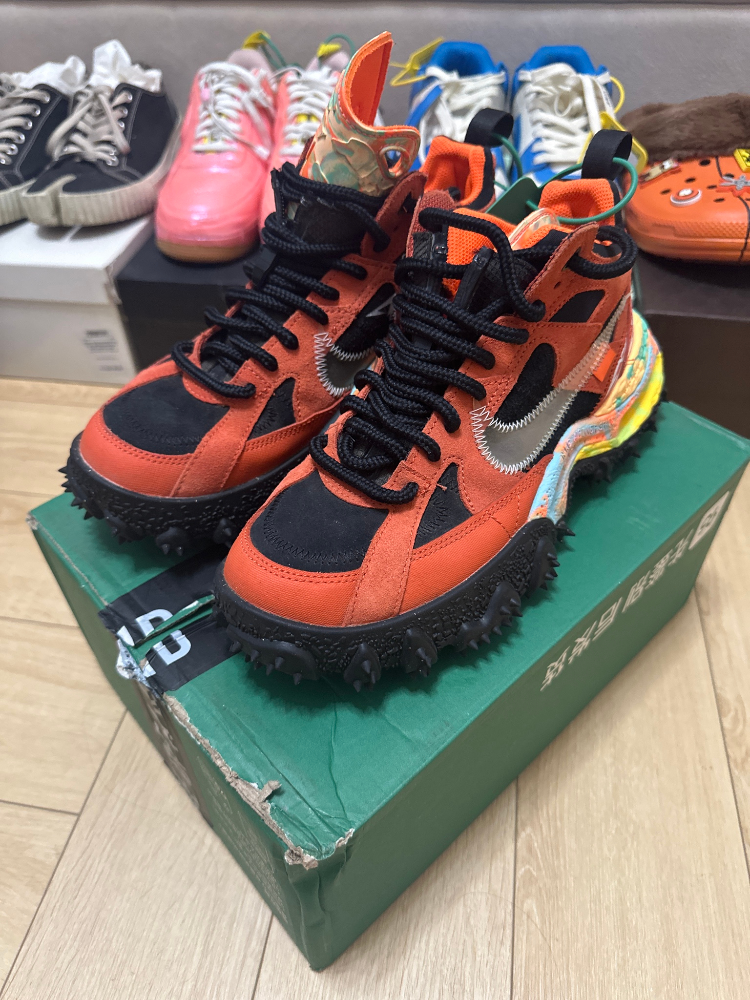 Off-White x Nike Air Terra Forma Mantra Orange, миниатюра 1