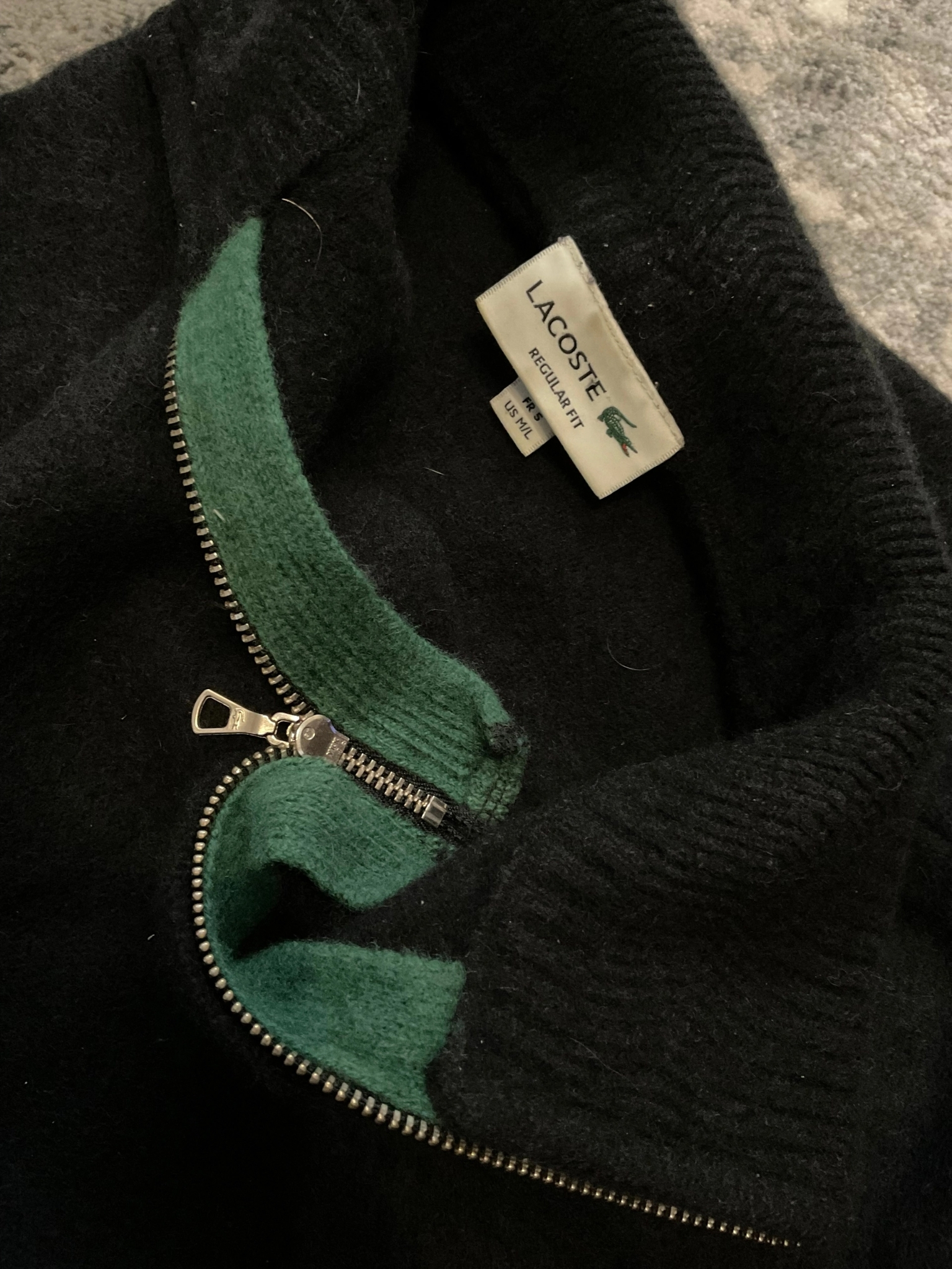 Lacoste Wool Sweater 1/4 zip, миниатюра 5