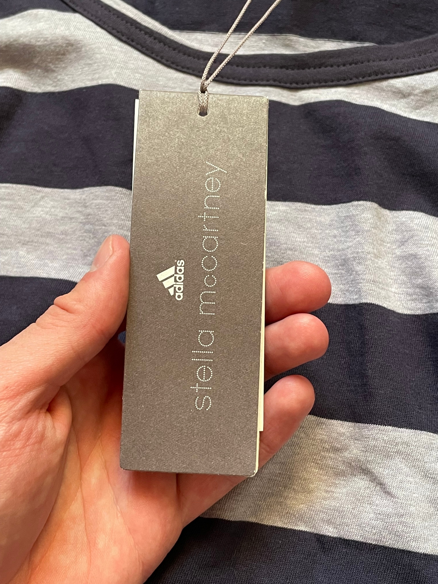Adidas x Stella McCartney Striped tee, миниатюра 3