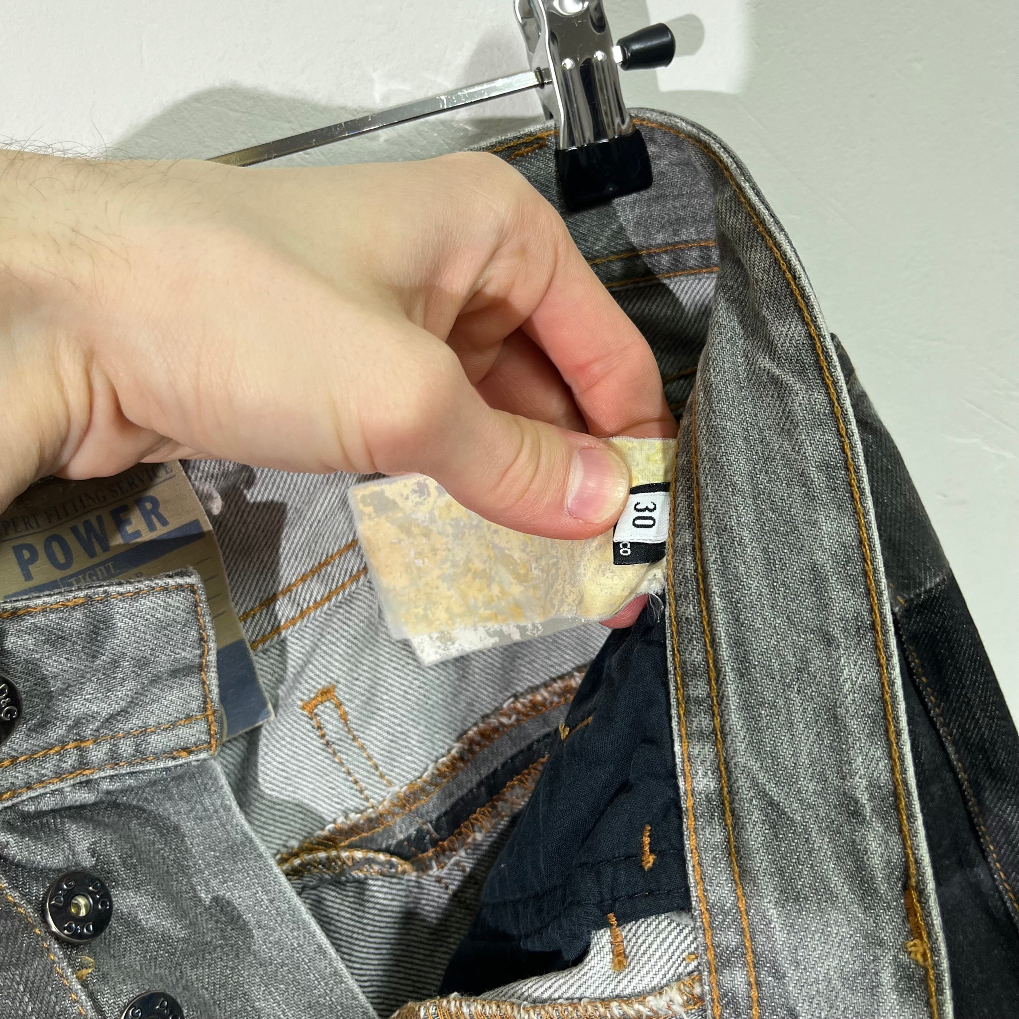 Dolce & Gabbana Waxed Tight Jeans, миниатюра 9