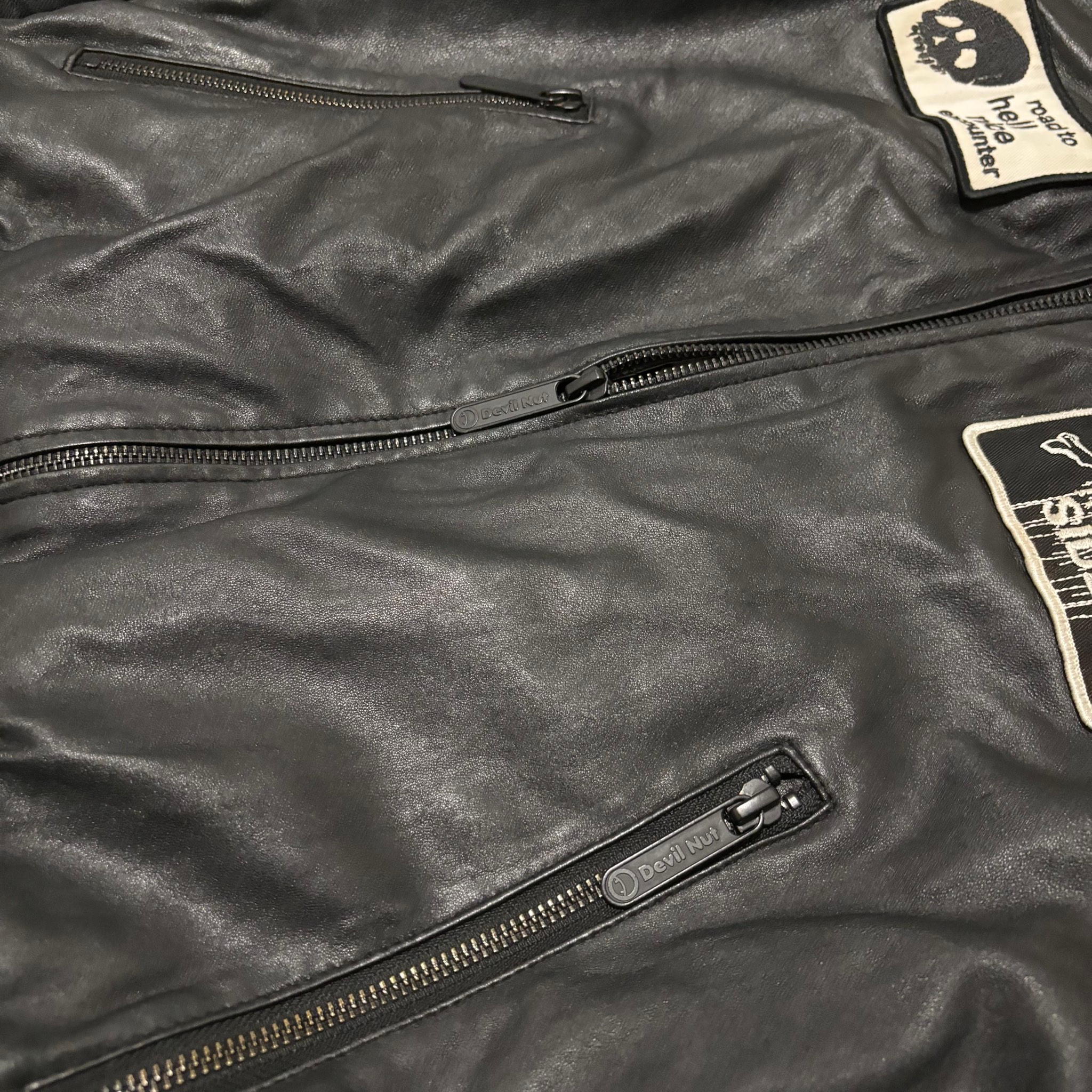 Devil Nut Vintage Leather Jacket, миниатюра 6