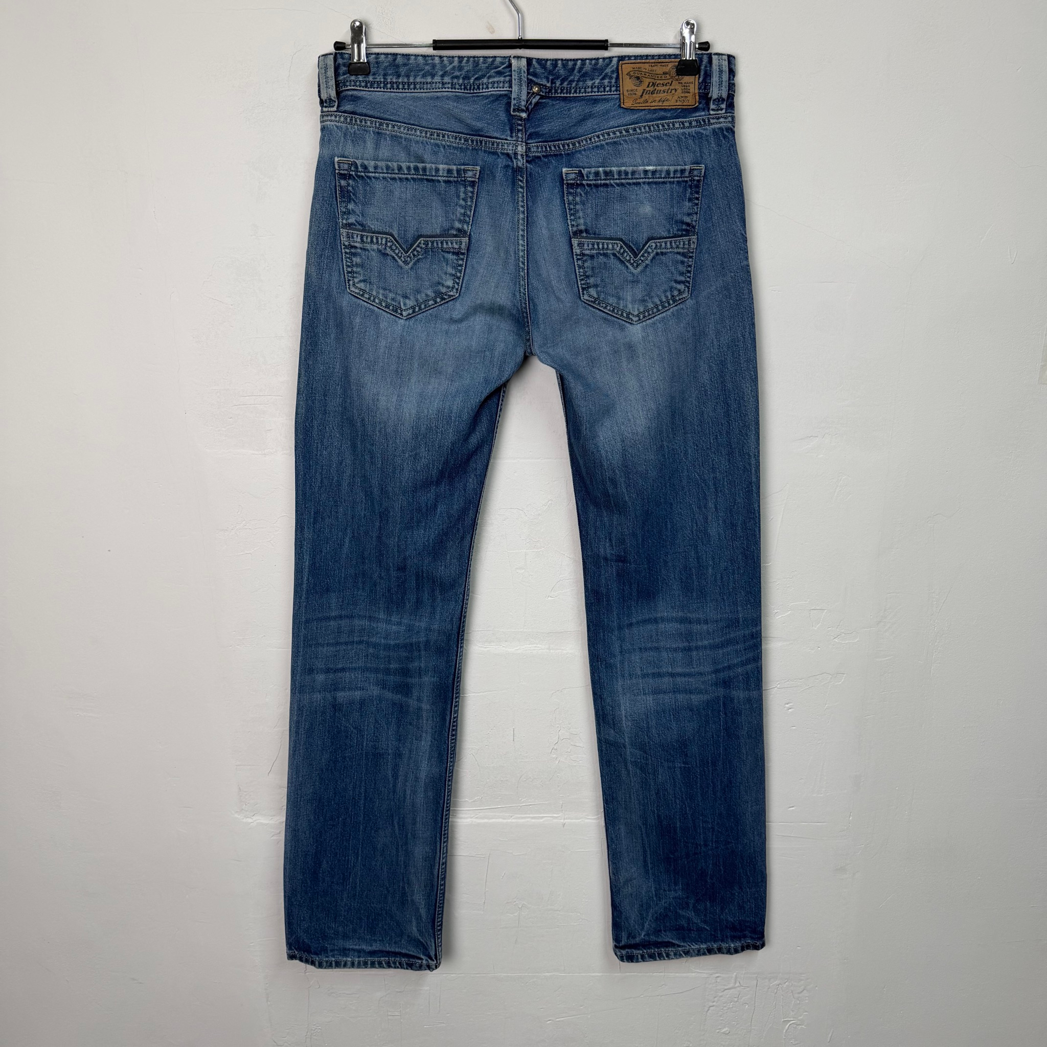 Diesel Vintage Larkee Distressed Jeans Straight, миниатюра 6
