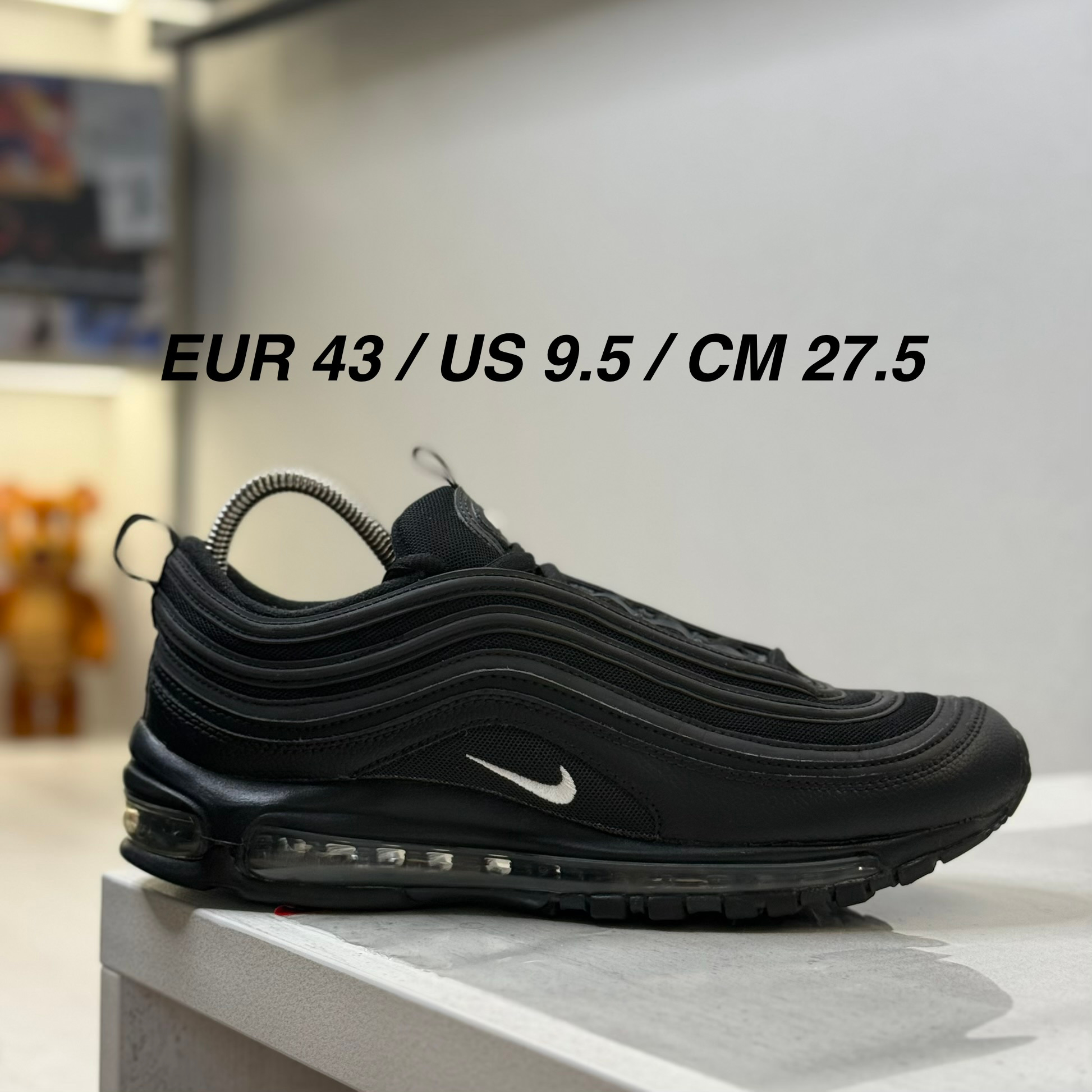 Nike Air Max 97 black, миниатюра 1