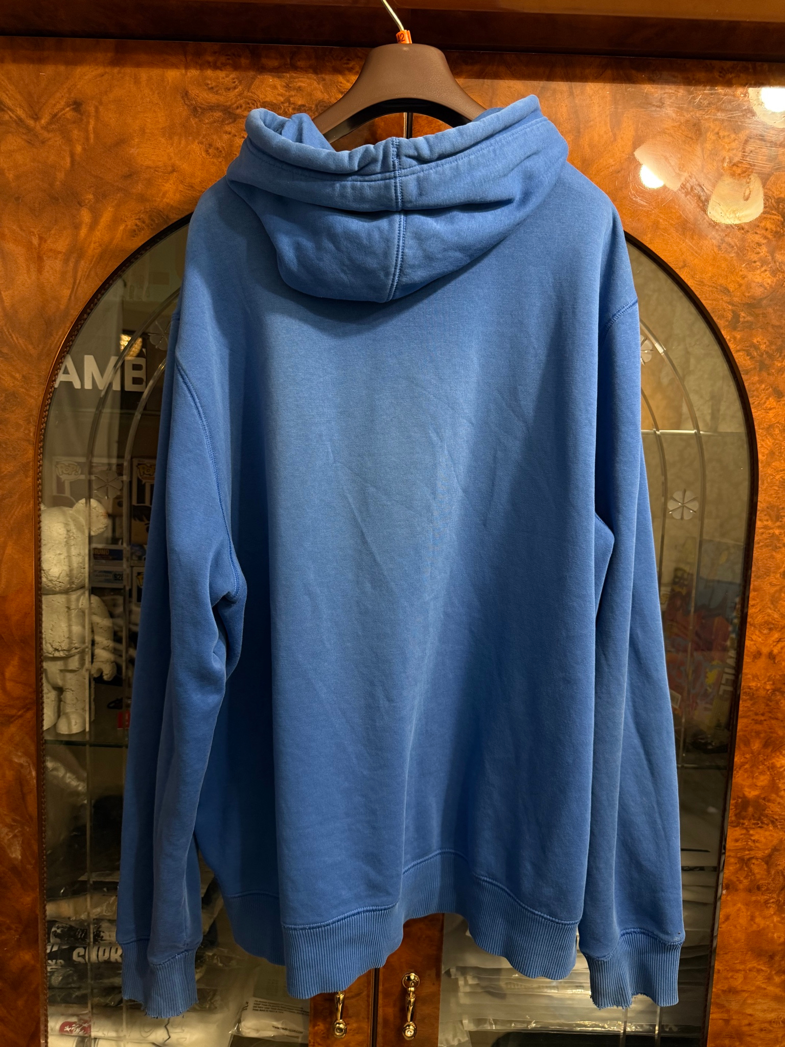 Nike Blue Mini Logo Zip Hoodie, миниатюра 2