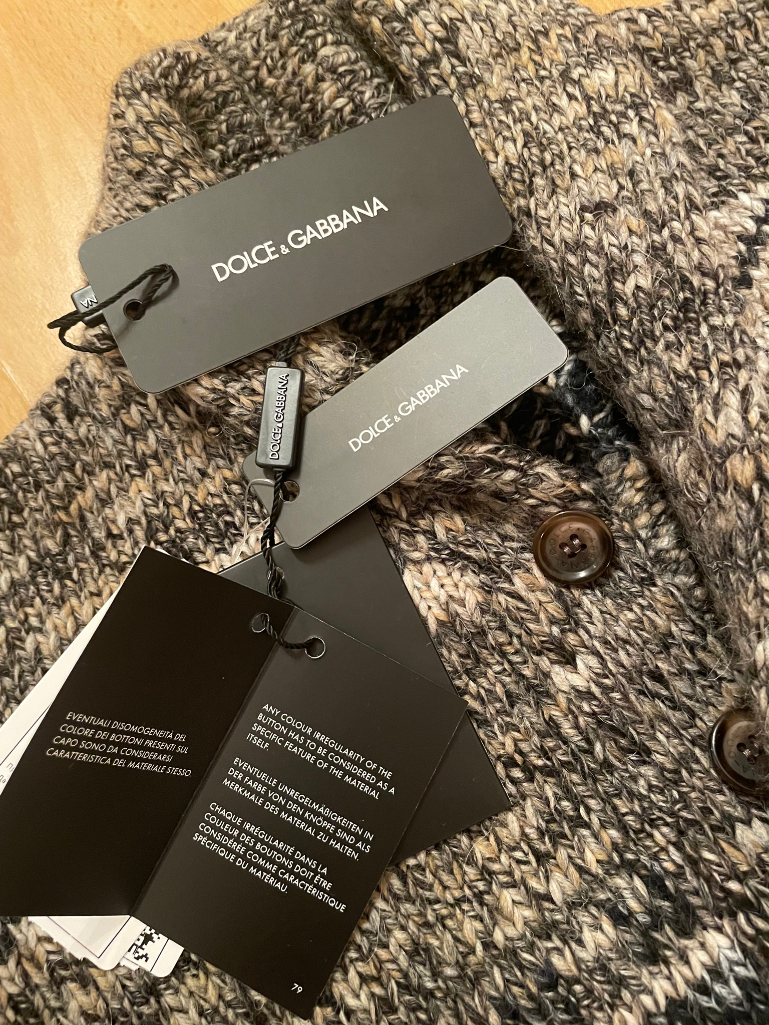 Dolce & Gabbana Кардиган коричневый, миниатюра 6