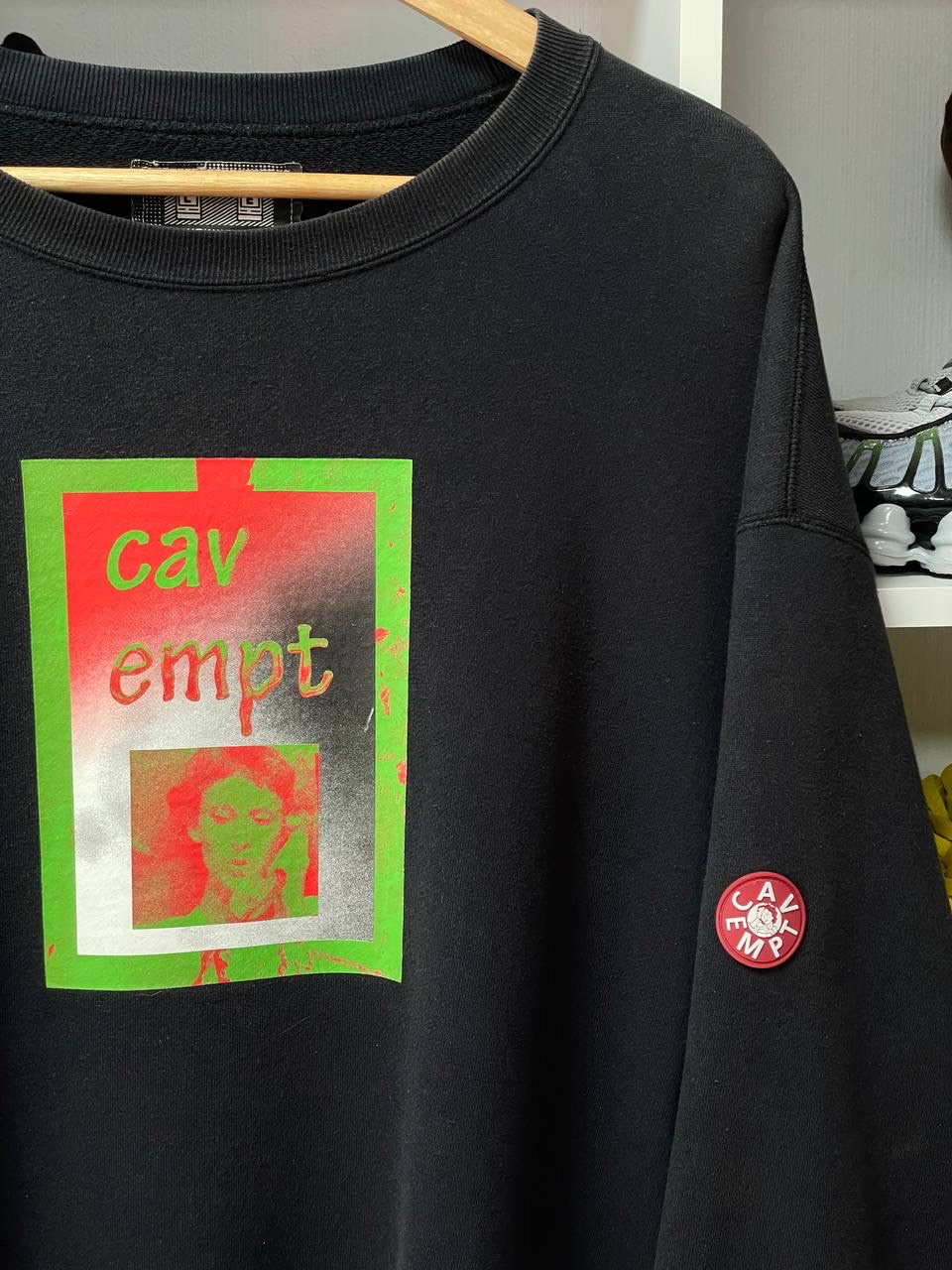 Cav Empt Graphic Overdye Crewneck, миниатюра 1