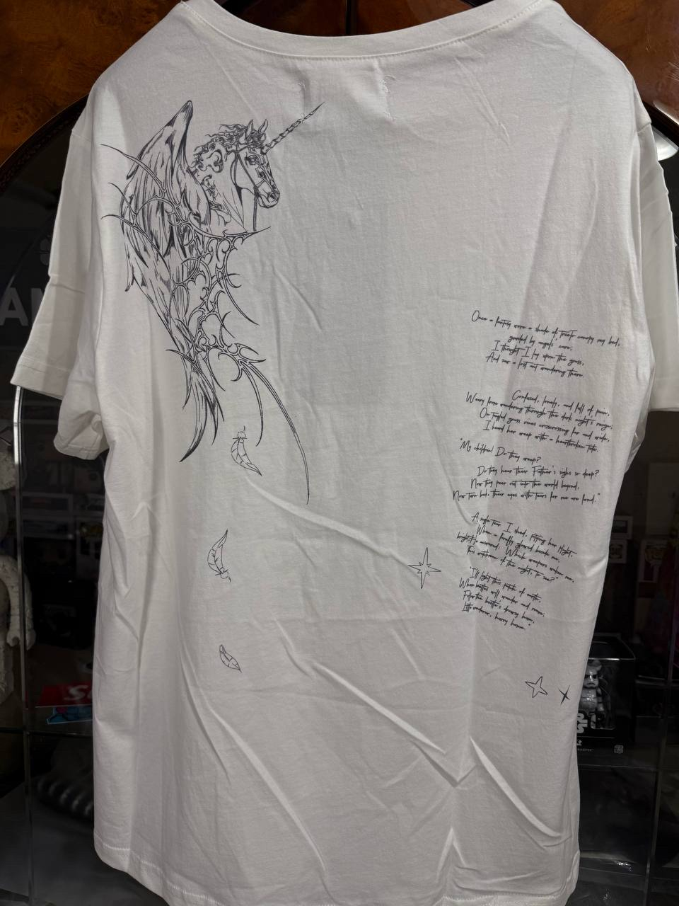 WANNA LAB Unicorn V-neck T-shirt, миниатюра 6