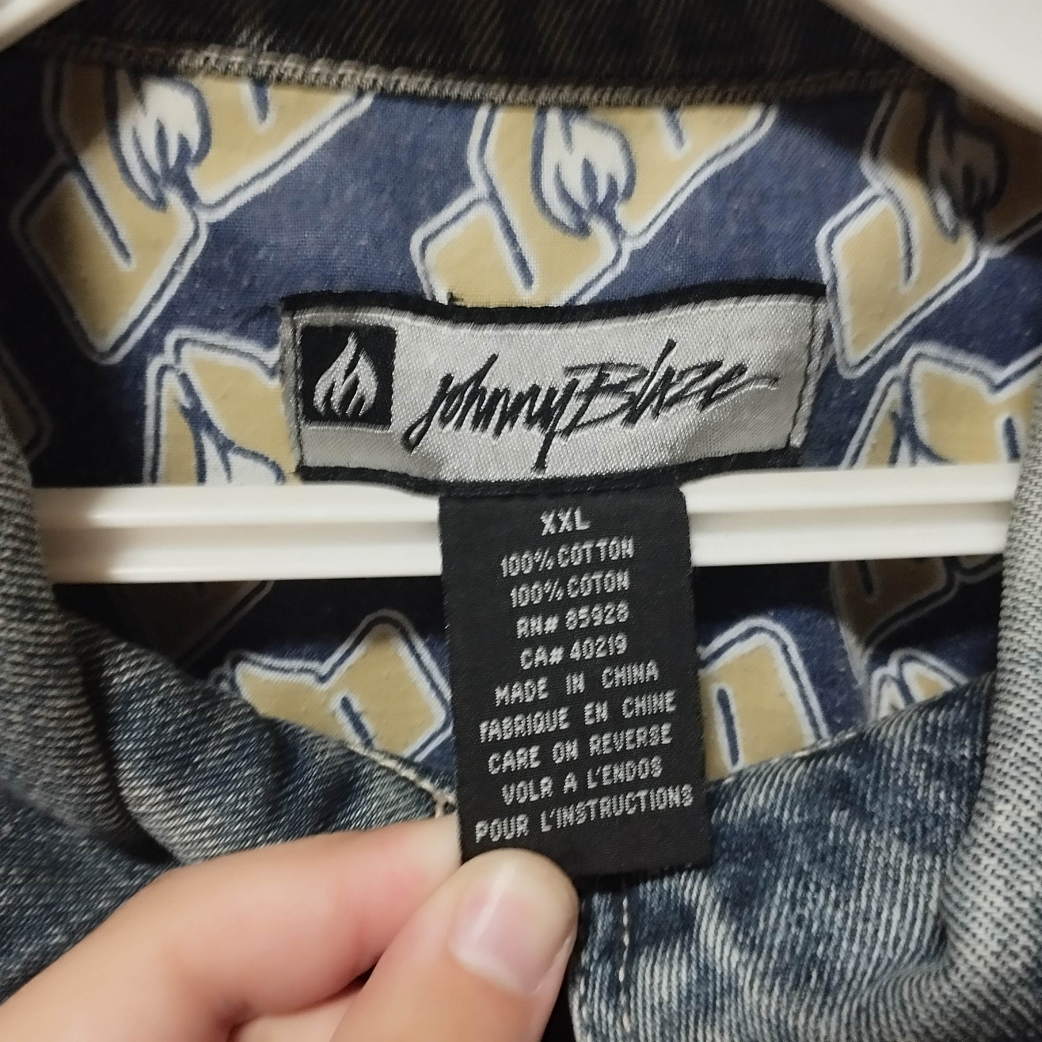 Johnny Blaze Denim Jacket 2001, миниатюра 5