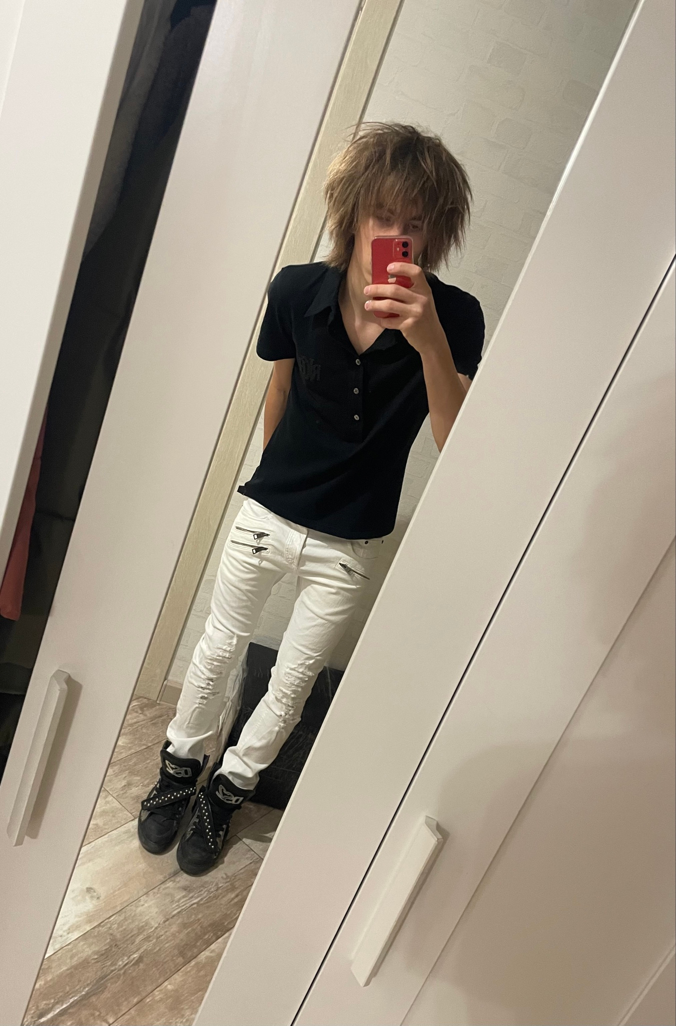 Just Cavalli distressed slim jeans, миниатюра 10