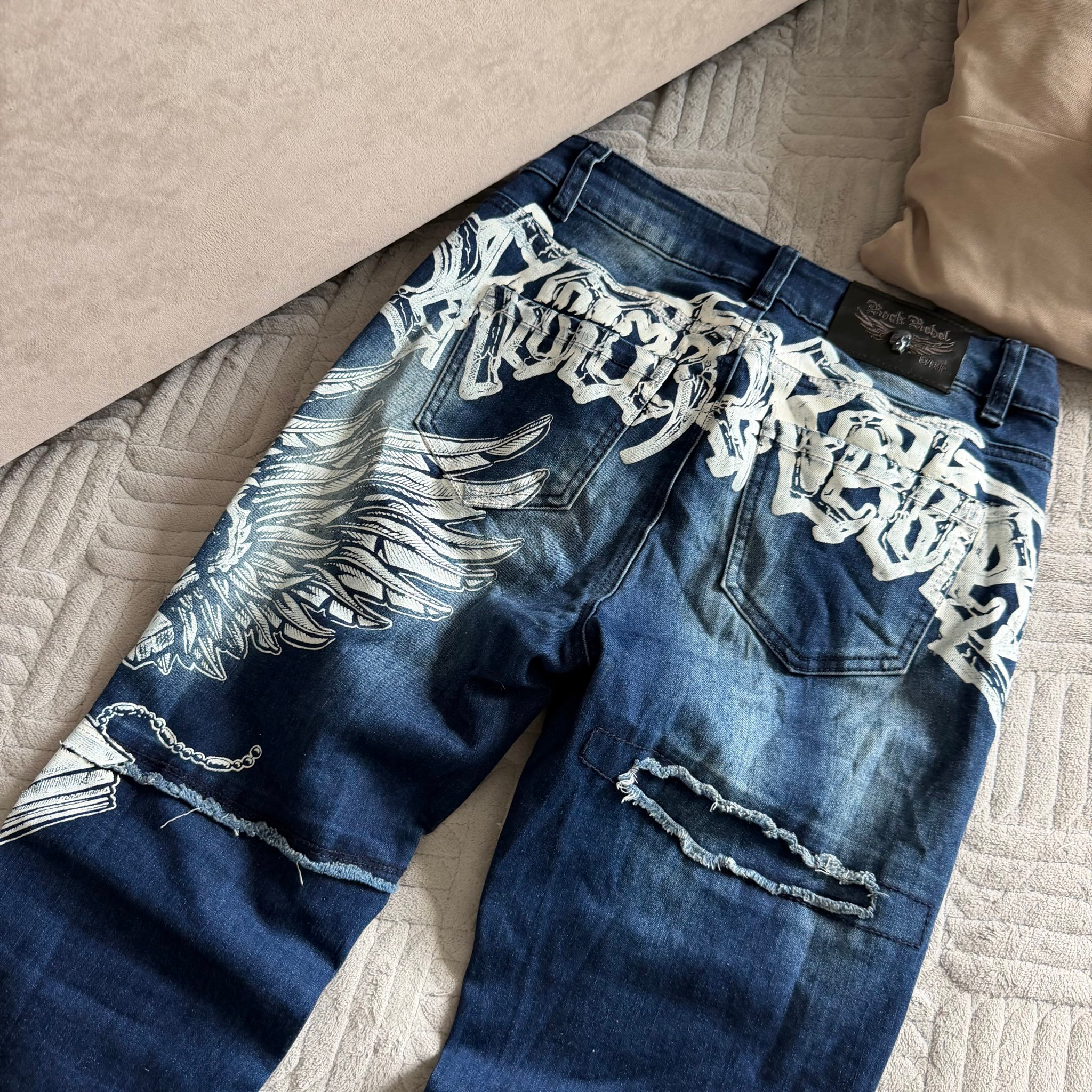 Rock Rebel Y2k Jeans Bootcut, миниатюра 9