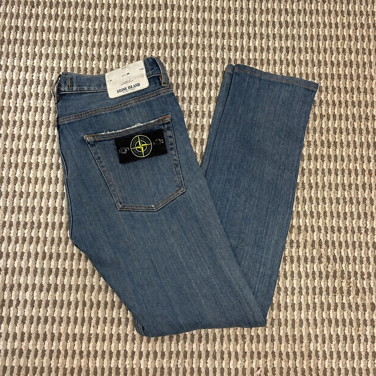 Stone Island Rare Vintage Distressed Jeans, миниатюра 1