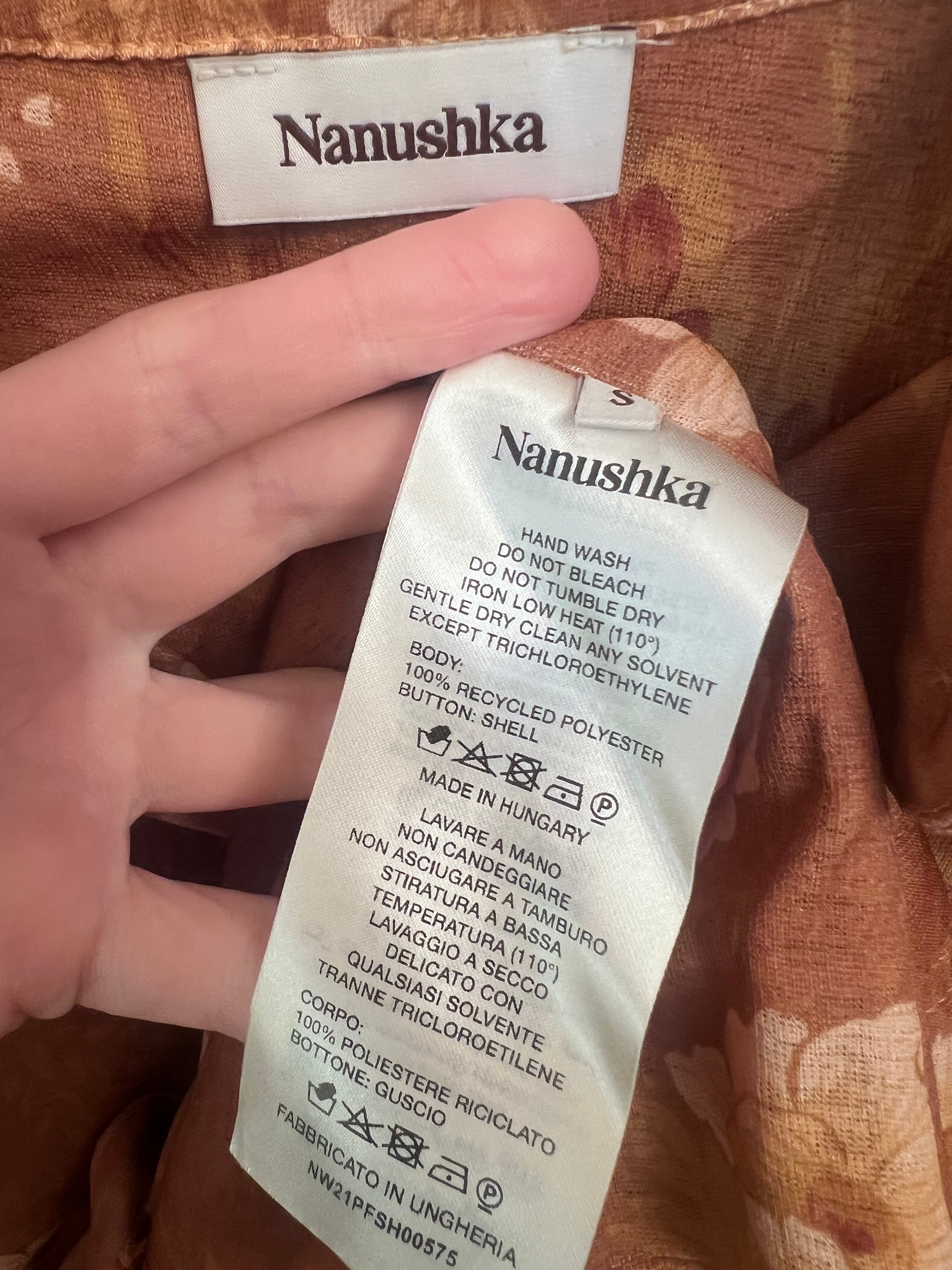 Nanushka Рубашка, миниатюра 3
