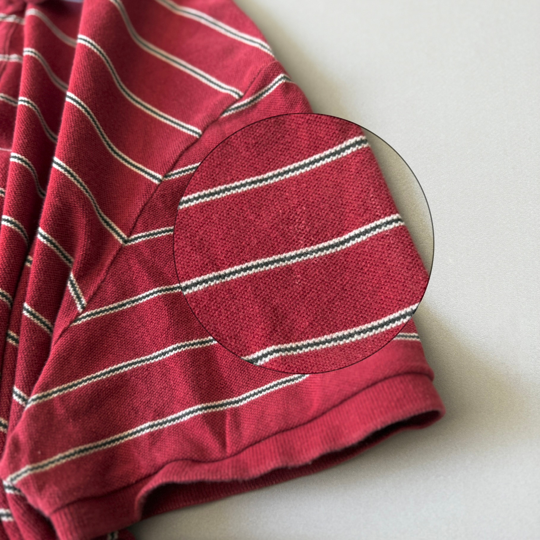 Polo Jeans Co / Ralph Lauren 1990s Vintage Stripped Polo Shirt, миниатюра 6