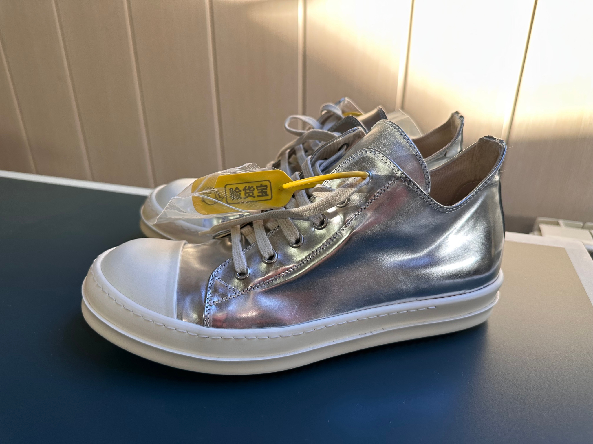 Rick Owens Ramones metallic DRKSHDW, миниатюра 1