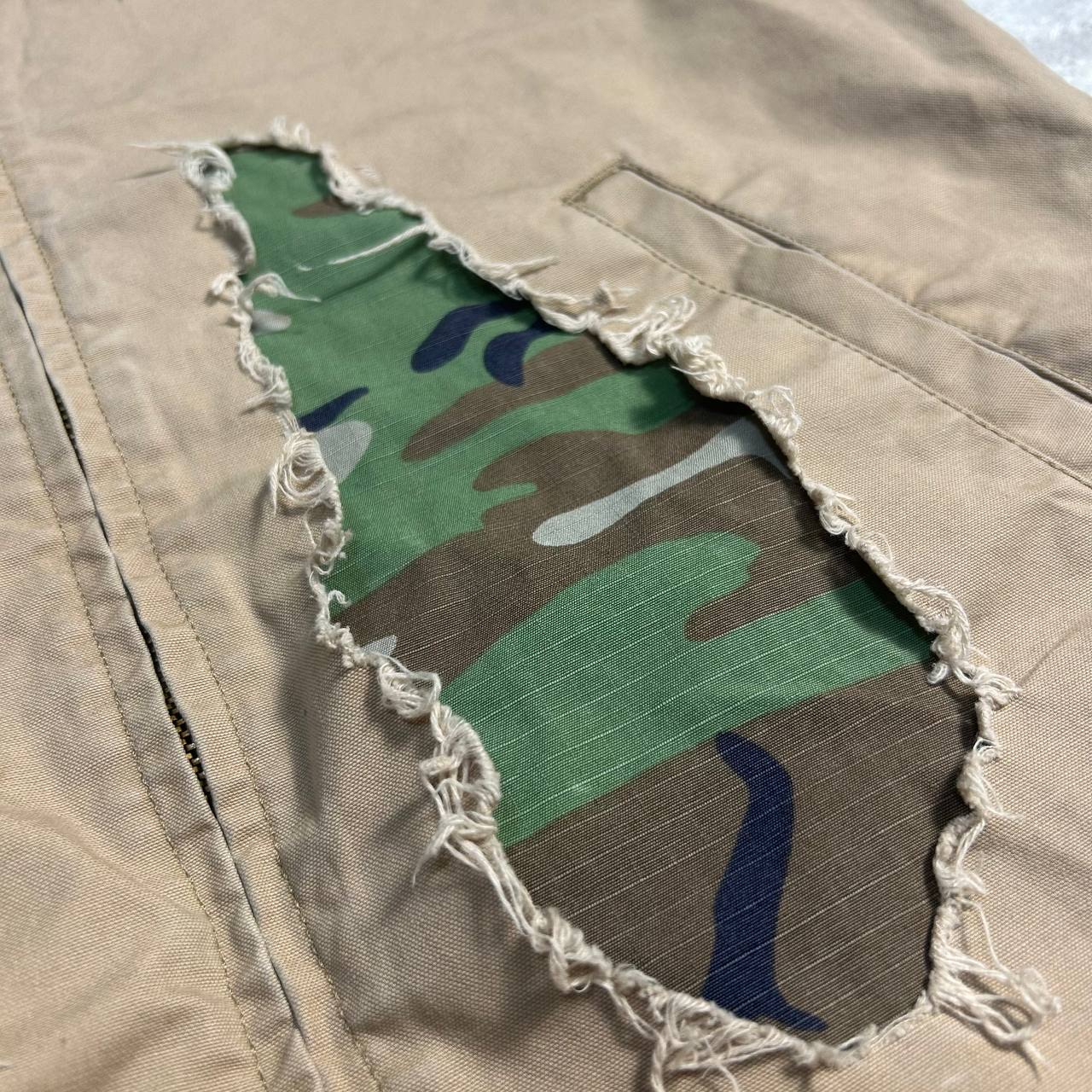 Denim & Supply Ralph Lauren Distressed Camo Patch Vest, миниатюра 6