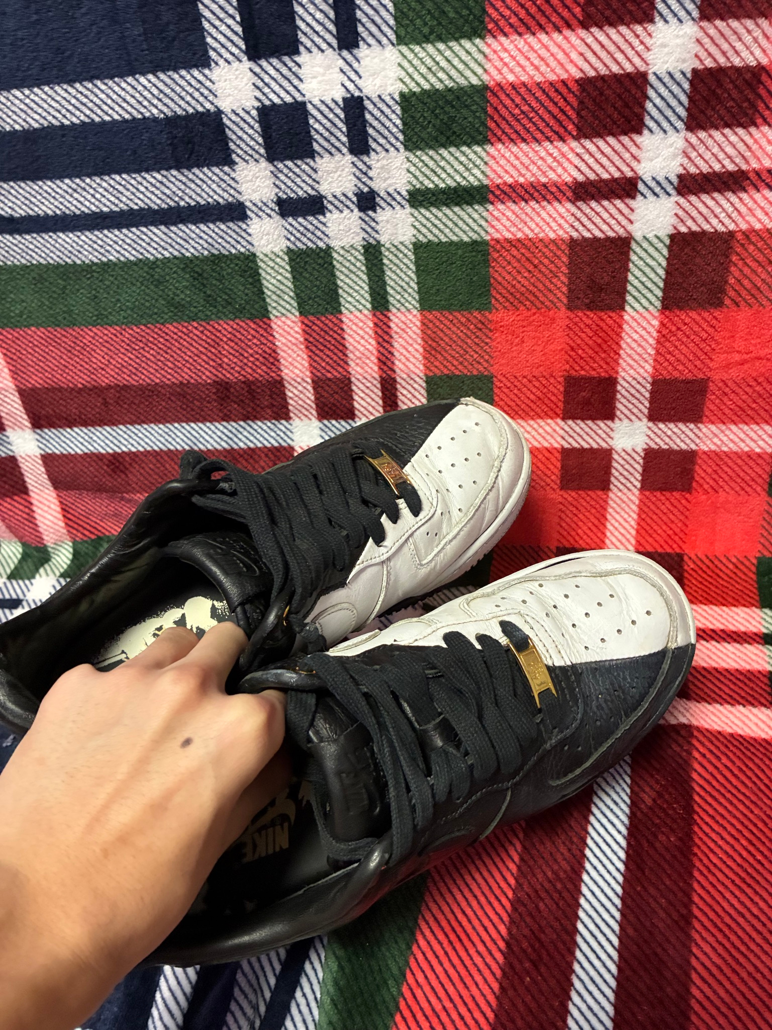 Nike x Anniversary Air force 1 07 prm breakthrought anniversary split, миниатюра 3