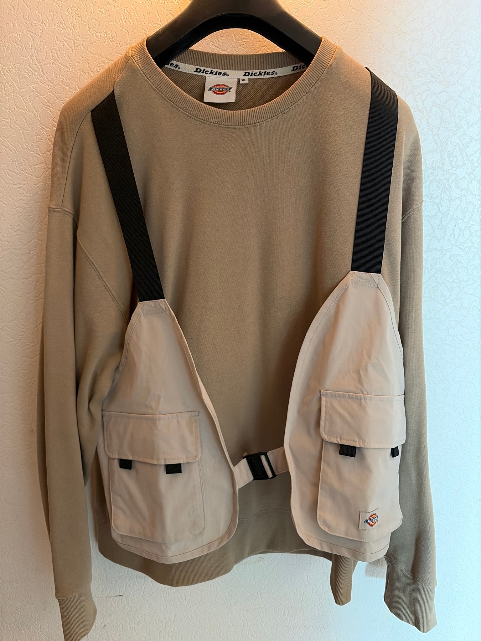Dickies Workwear-Inspired Crew Neck Functional Overalls Pullover Sweatshirt, миниатюра 1