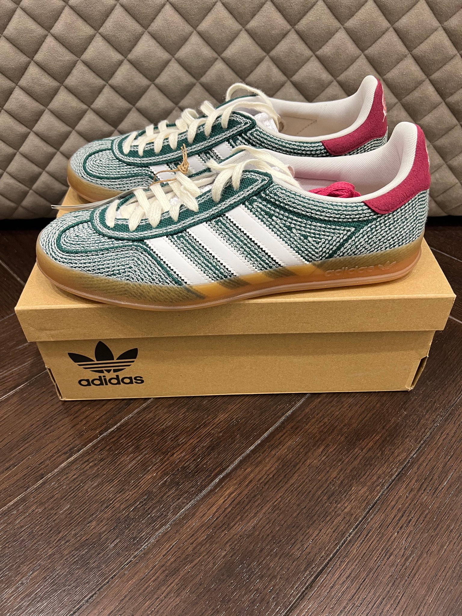 Adidas x Sean Wotherspoon Gazelle Indoor Hemp Green, миниатюра 1