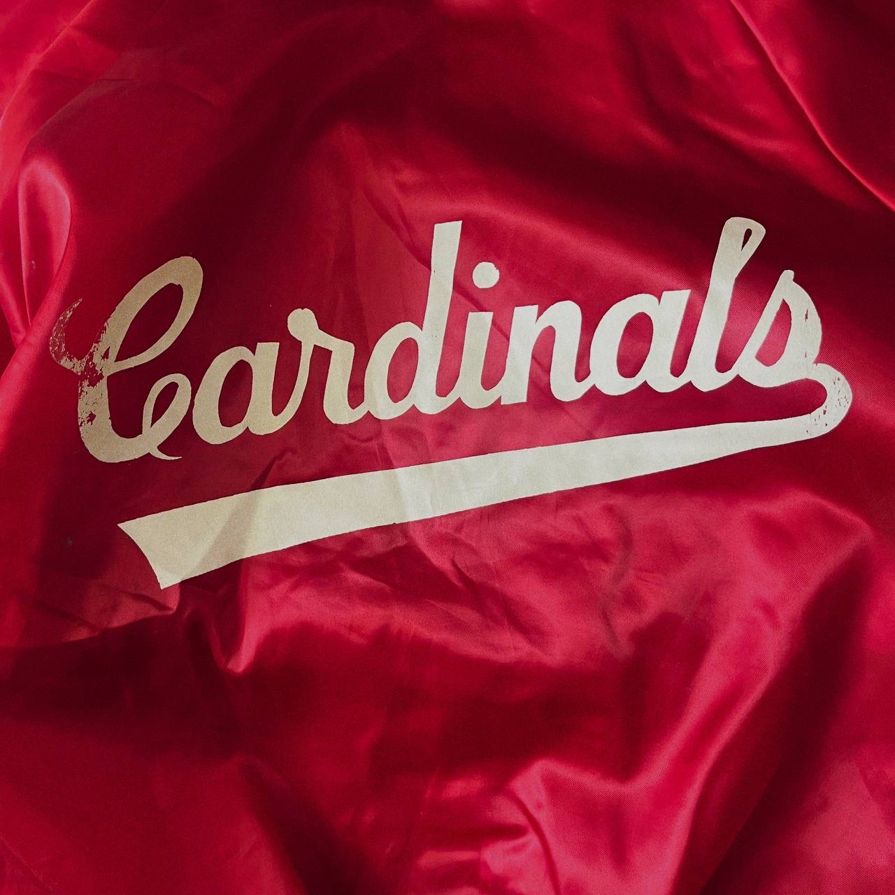 CARDINALS 1990s Vintage Varsity Bomber Jacket, миниатюра 7