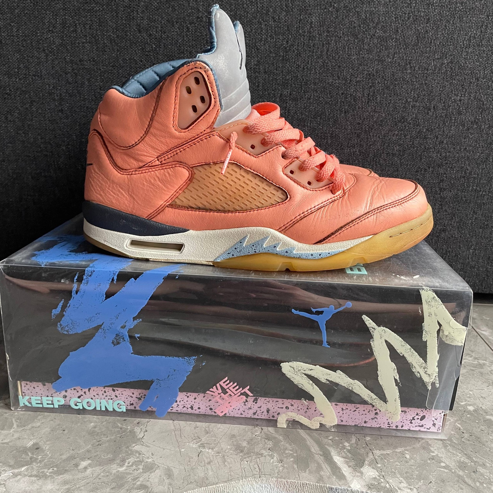 Nike Air Jordan 5 Retro DJ Khaled We The Best Crimson Bliss, миниатюра 2