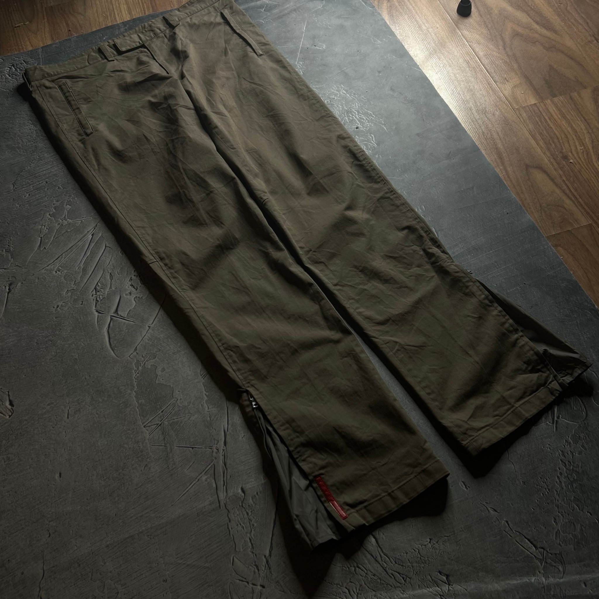 Prada Flared Pants Red Tab, миниатюра 1