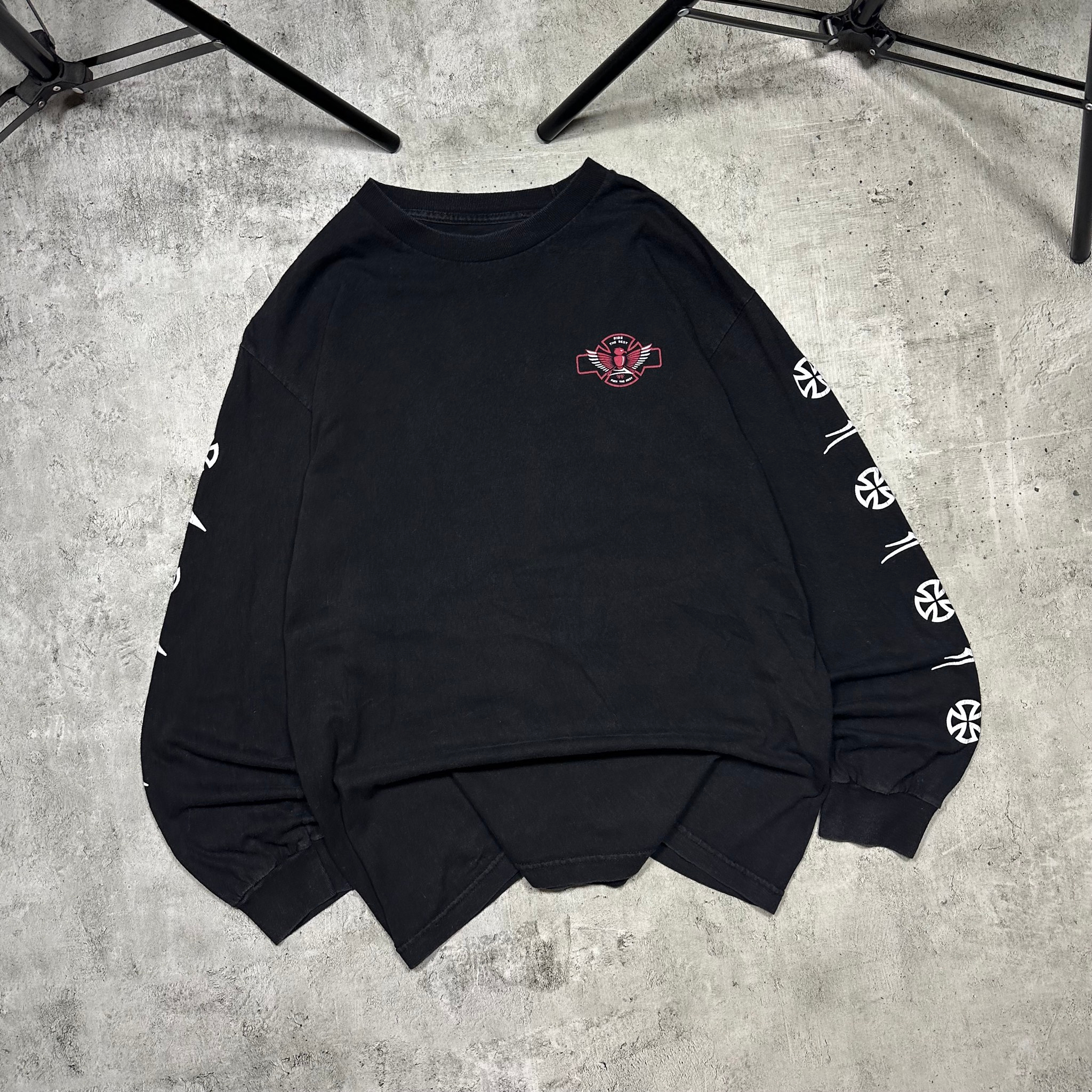 Independent x Lakai 2019 black skate longsleeve, миниатюра 7