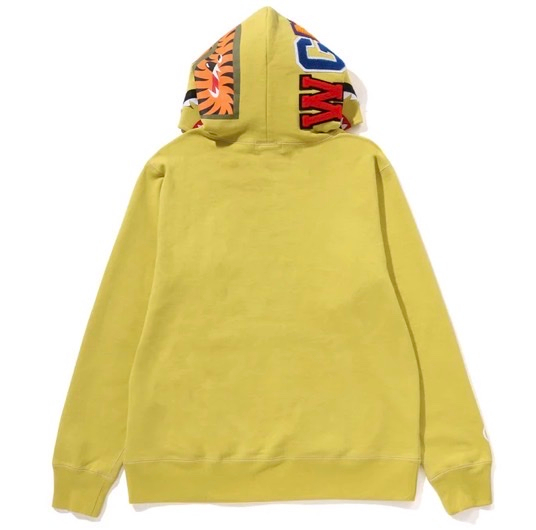 Bape Wash Half Zip Shark Hoodie, миниатюра 2
