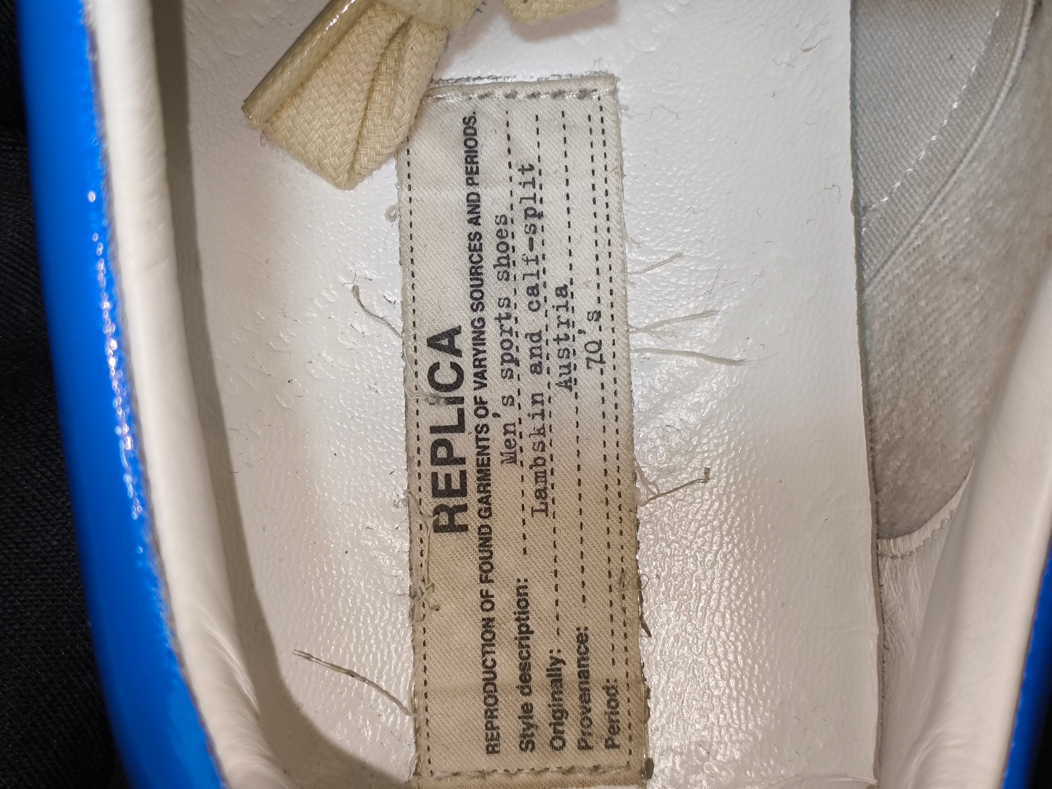 Maison Margiela Replica blue patent, миниатюра 11
