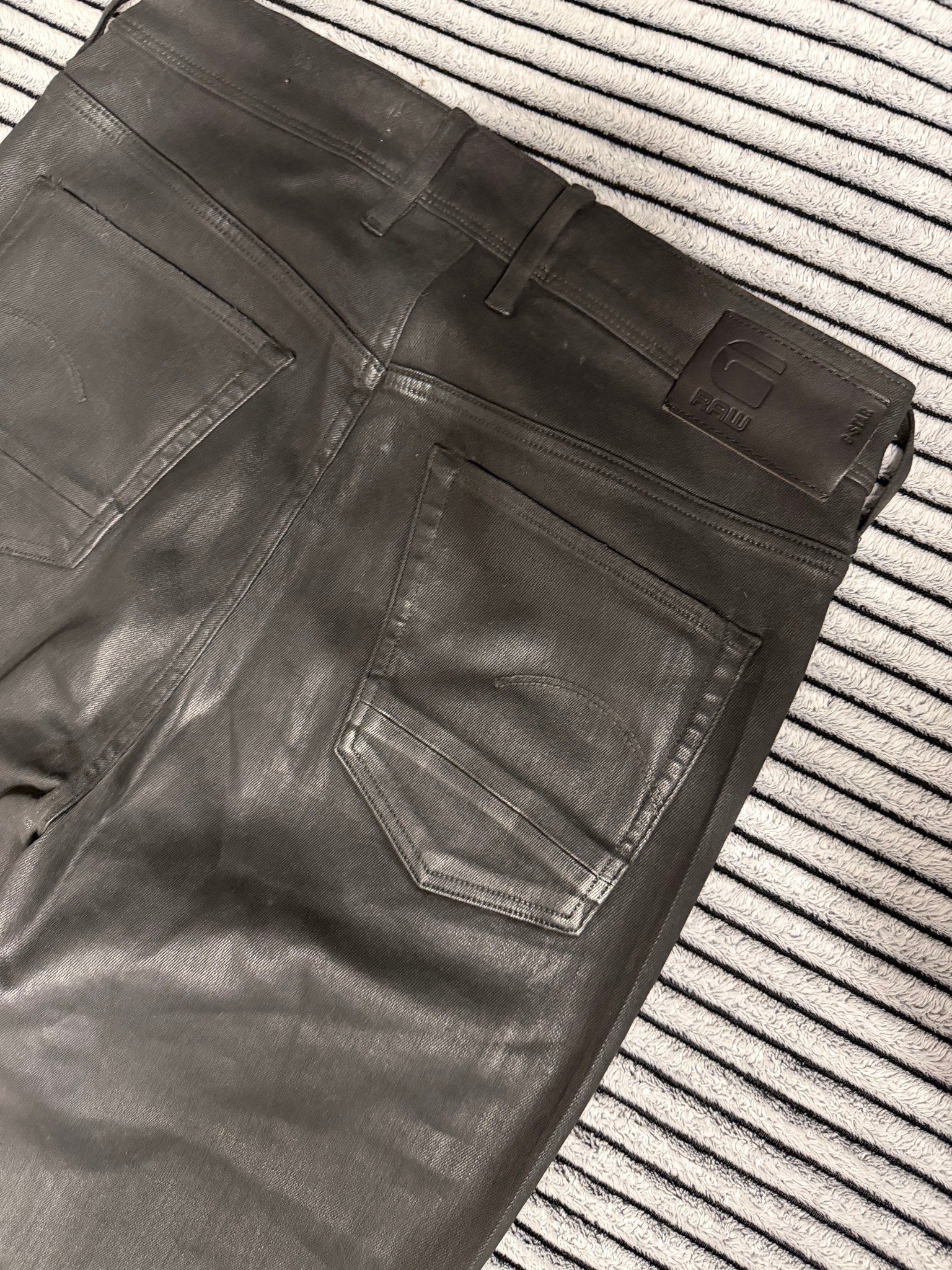 G-Star RAW 3301 Kafey Ultra High Skinny, миниатюра 9