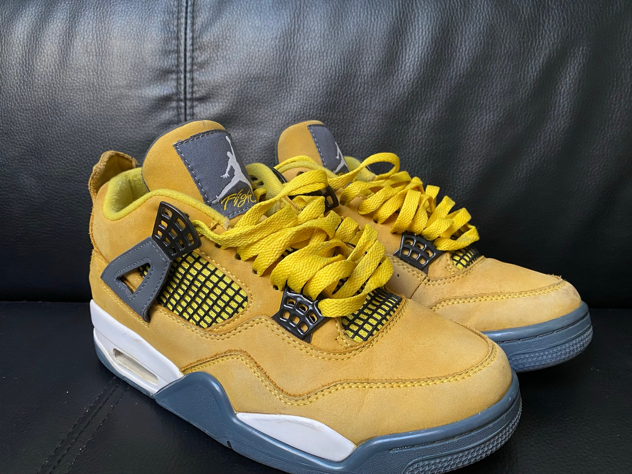 Air Jordan 4 Retro Tour Yellow, миниатюра 6