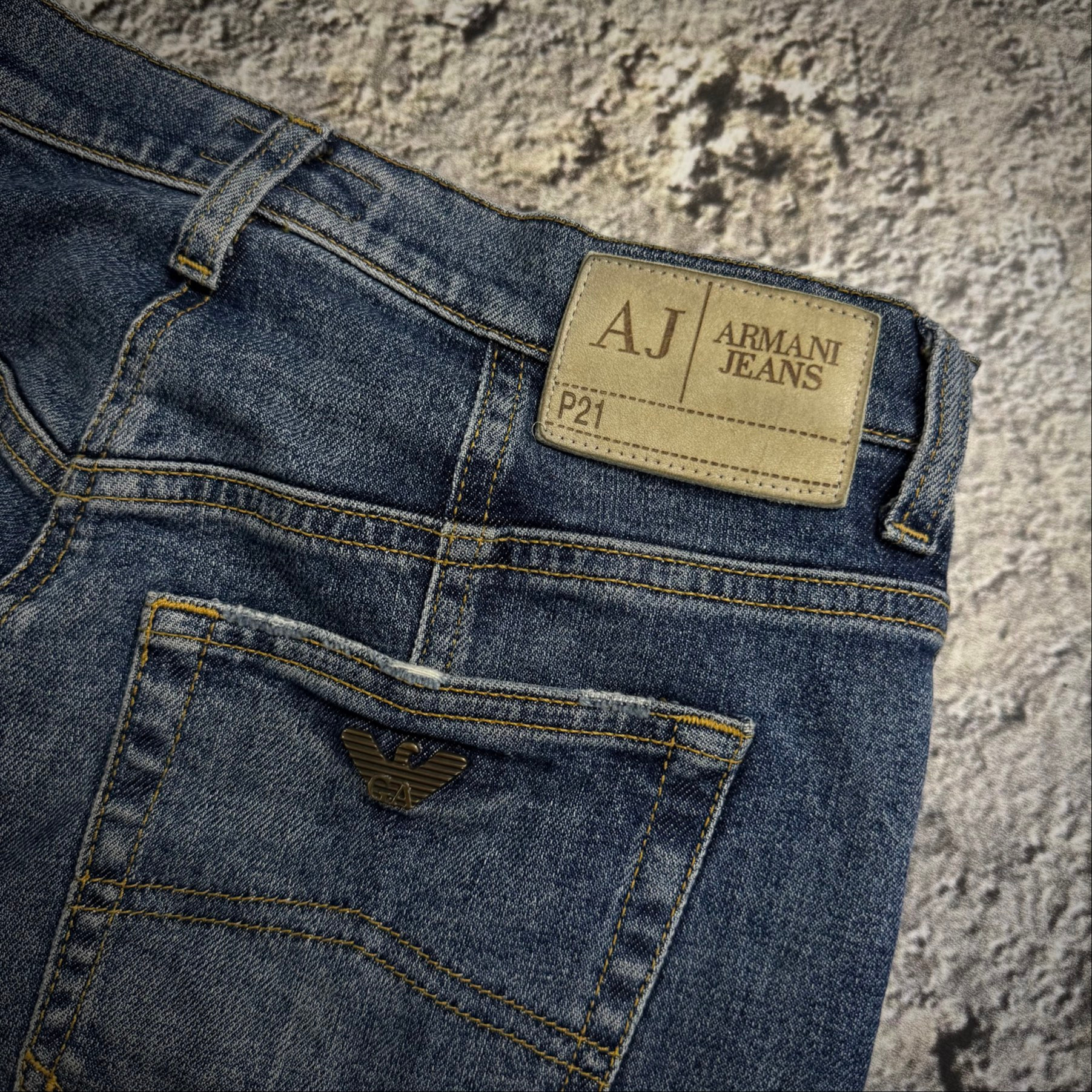 Armani Vintage Painted Jeans, миниатюра 11