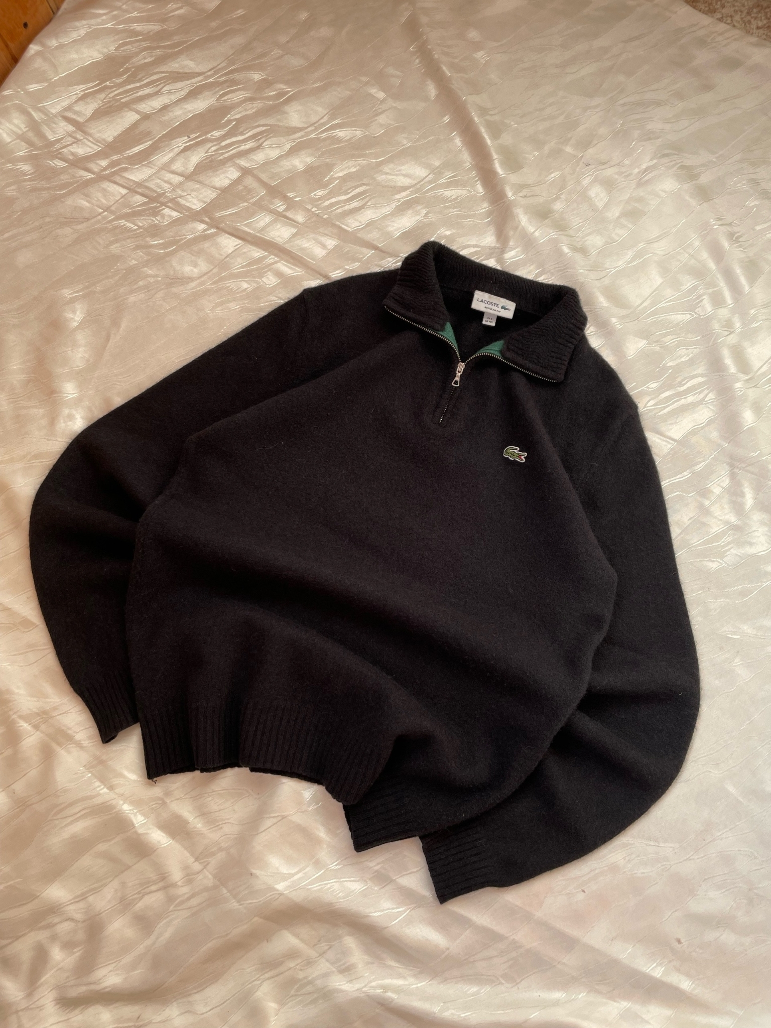 Lacoste Wool Sweater 1/4 zip, миниатюра 3