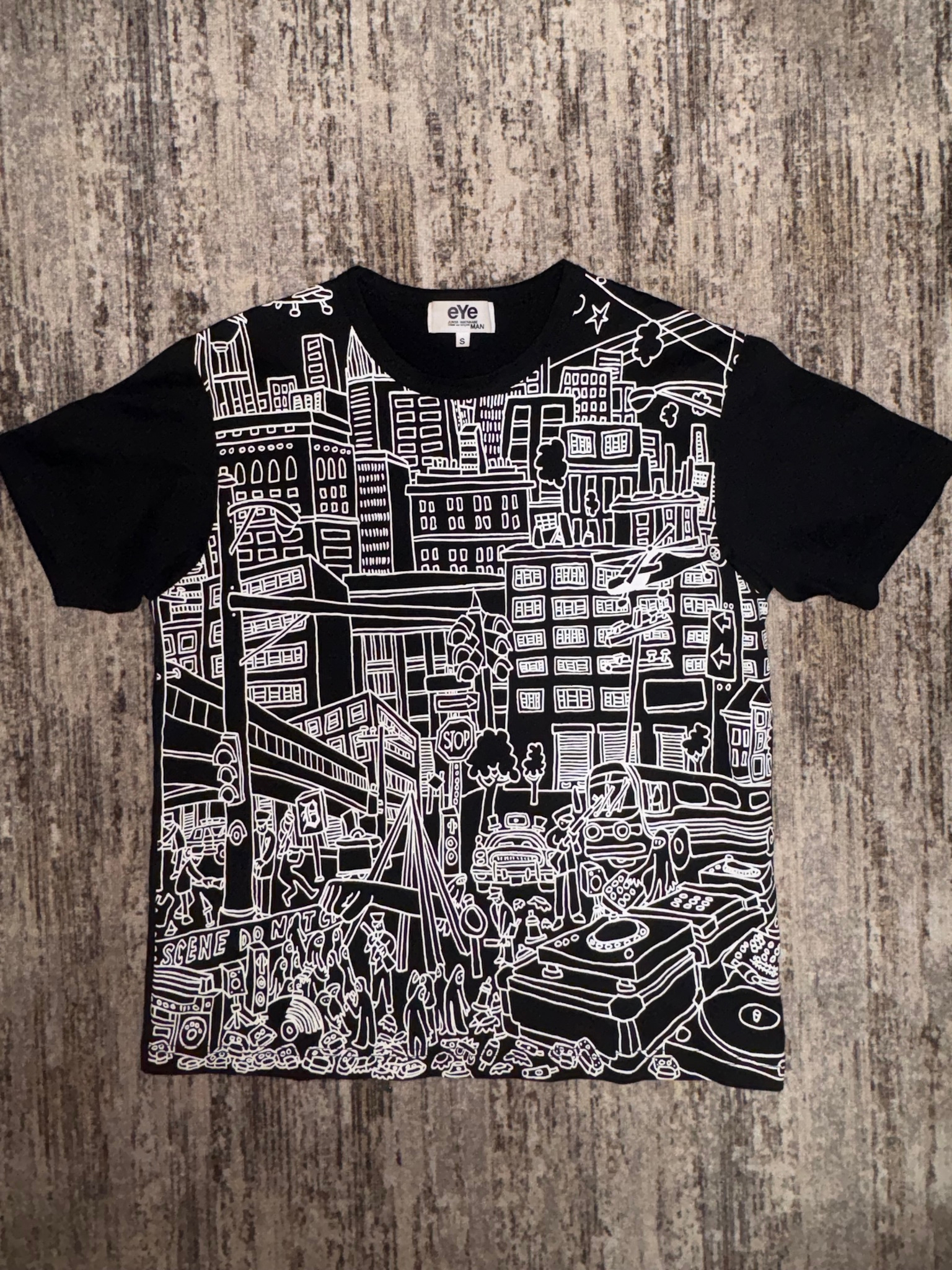 Junya Watanabe watanabe 2018ss City Series Comic T-shirt, миниатюра 1