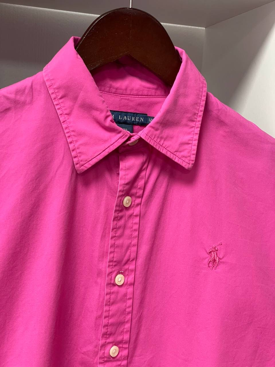 Polo Ralph Lauren Women’s Stretch Cotton Poplin Shirt (Tonal Pony), миниатюра 2