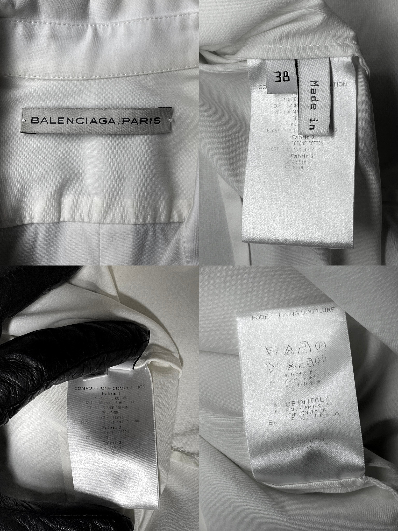 Balenciaga Рубашка клеш, миниатюра 6