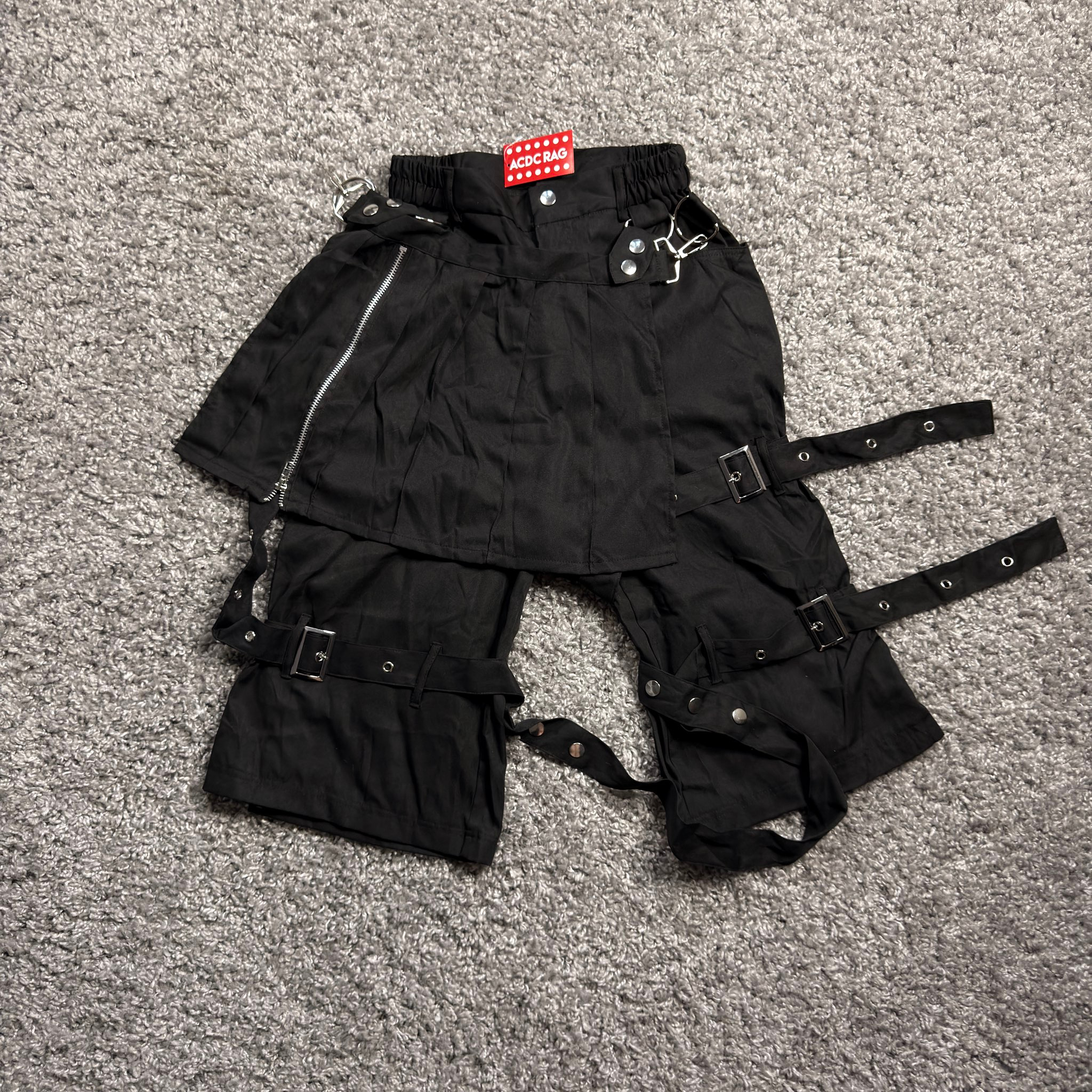 ACDC RAG SHORTENED BONDAGE PANTS, миниатюра 1