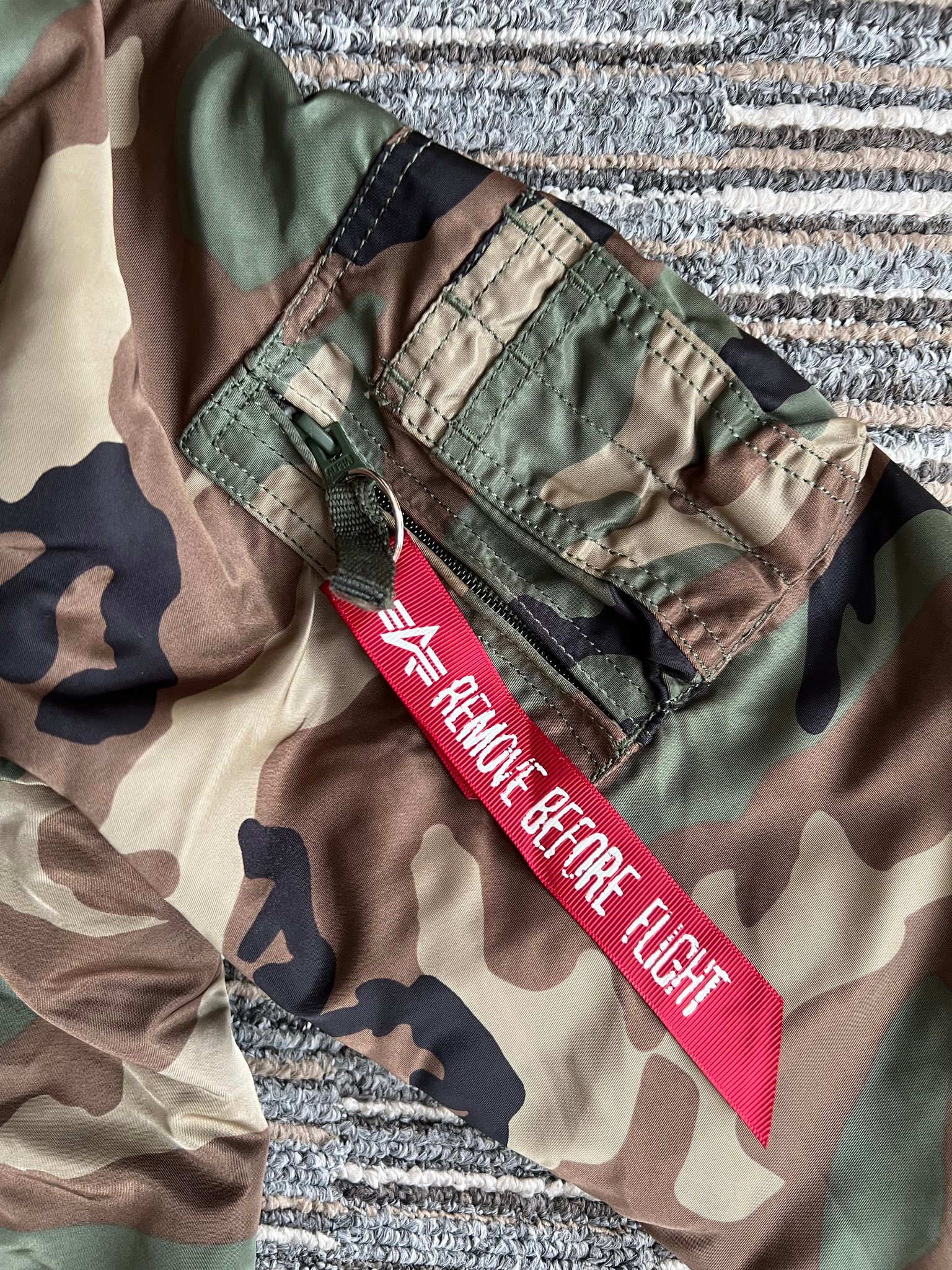Alpha Industries HPO Anorak Woodland Camo, миниатюра 7